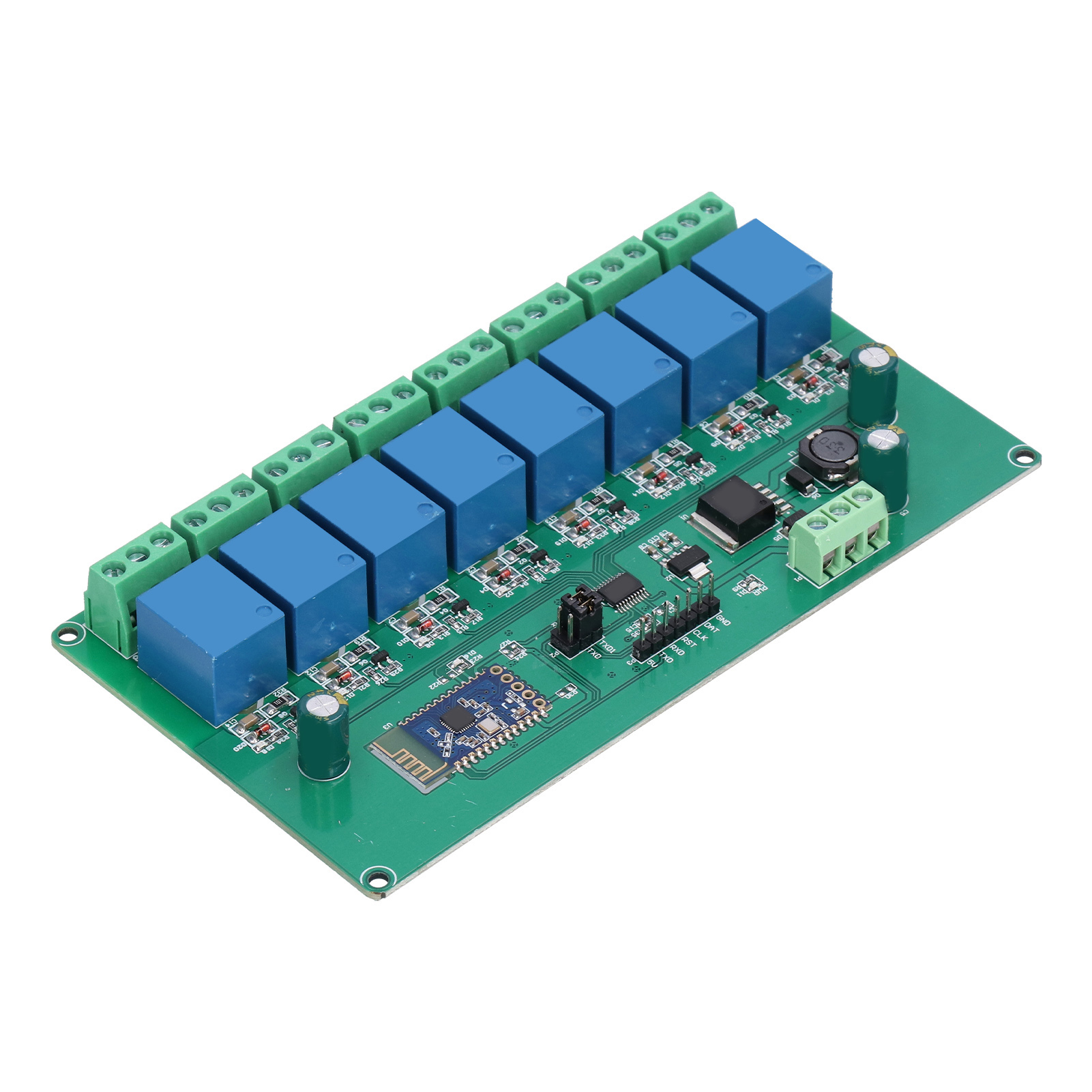 8-kanal-relaismodul, Drahtlose Bluetooth-platine, Fernsteuerung Über Schalter, 7–28 V Dc/5 V Dc-netzteil