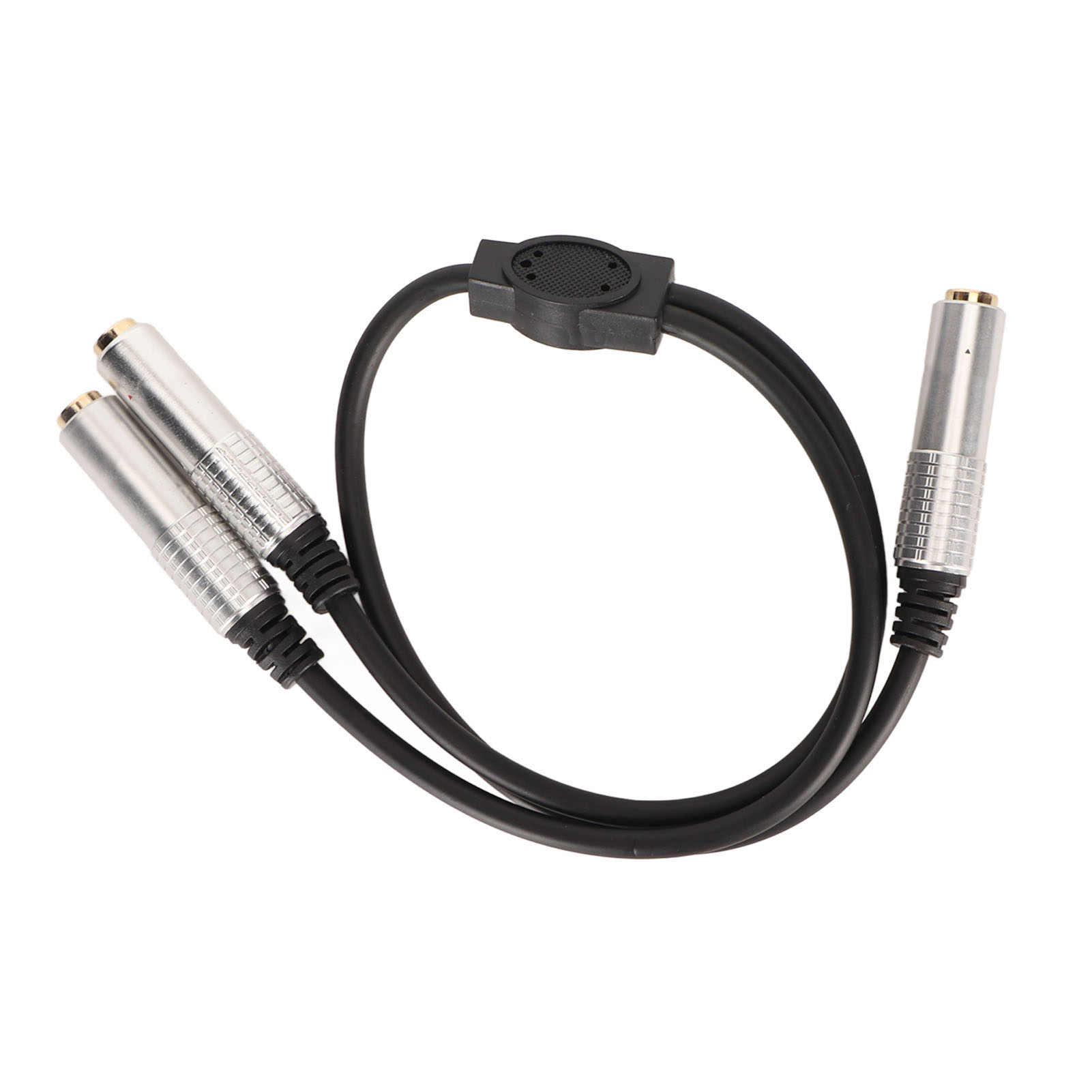 Stereo-y-splitterkabel, Vergoldete Stecker, 6,35-mm-klinkenbuchse Auf Zwei 6,35-mm-klinkenbuchsen, 50 Cm (1,6 Fuß), Sofort Einsatzbereit, Mit 6,35-mm-klinkensteckern Und Zwei 6,35-mm-klinkensteckern.