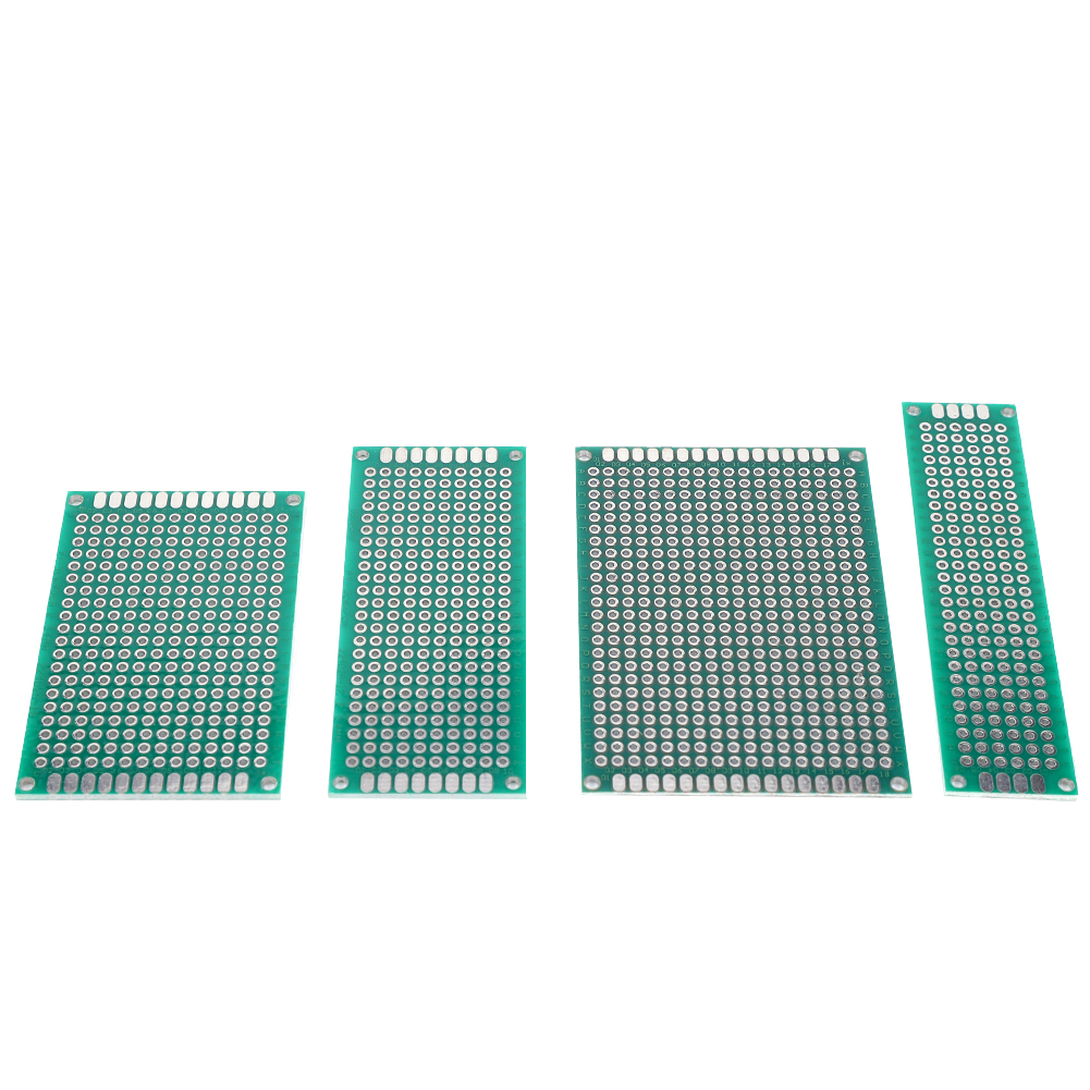 Satz Von 40 Doppelseitigen, Galvanisierten Multifunktions-leiterplatten Mit Löchern (4 Typen).