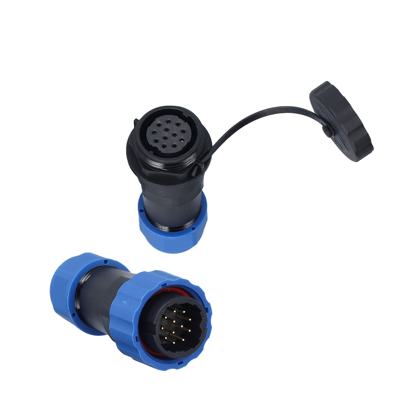 Wasserdichter Ip68-stecker Für 250v 5a Luftfahrt-stromanschlussdose Für Sp2012-poliges Kabel