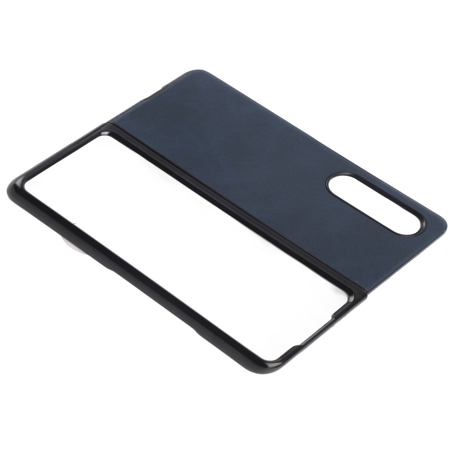 Hartlederhülle Für Samsung Galaxy Z Fold 3, Kratz- Und Stoßfest, Blau
