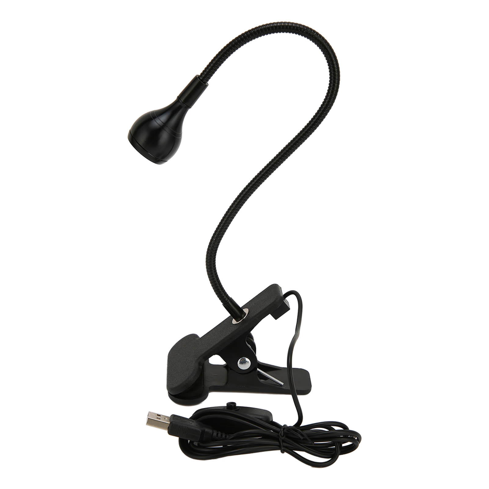 Warmweiße Led-lampe, Augenschutz, Flexibler Schwanenhals, Klemme, Tragbare Usb-leseleuchte Für Camping