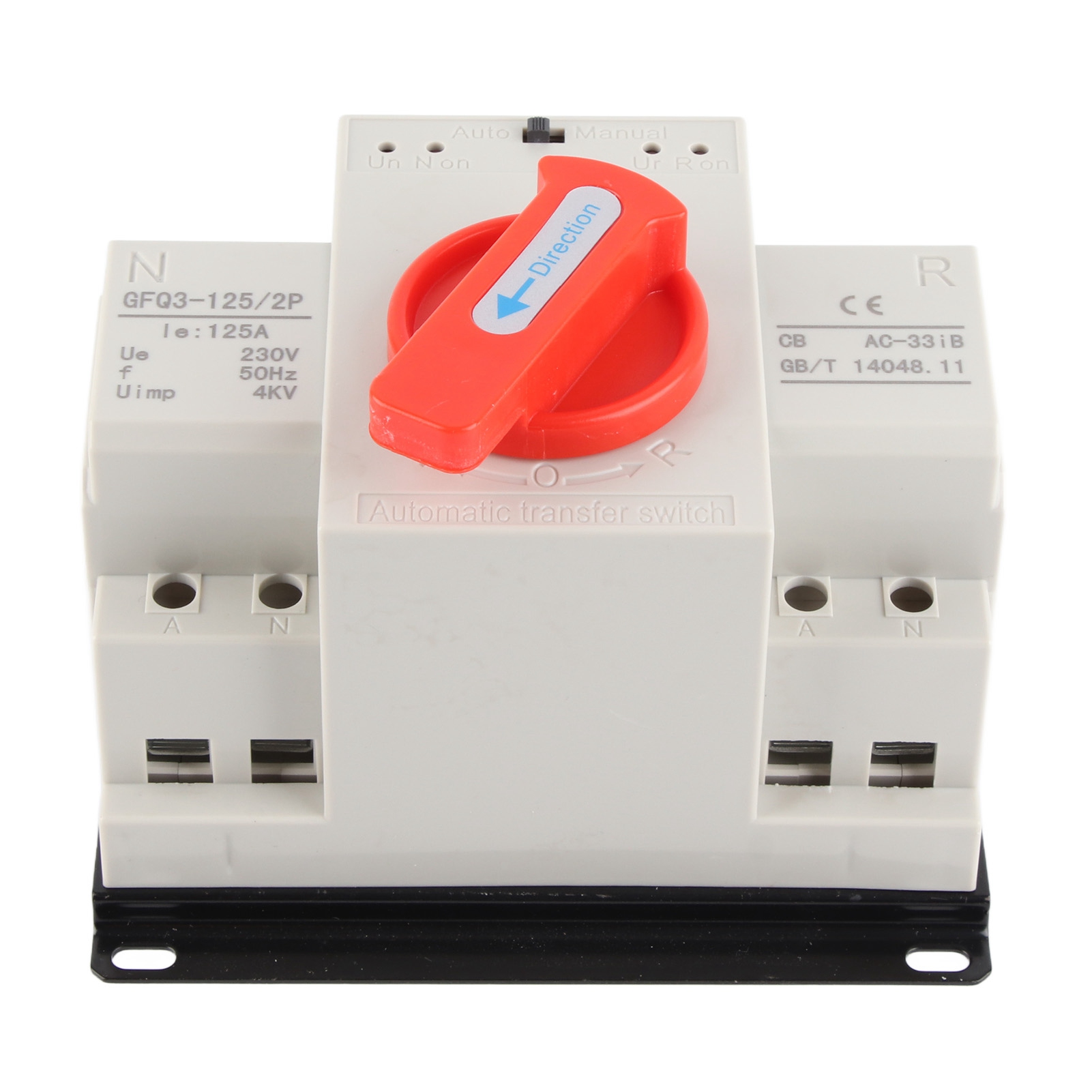 Ac230v 125a Ats 2p Dual Power Automatischer Umschalter Für Generator