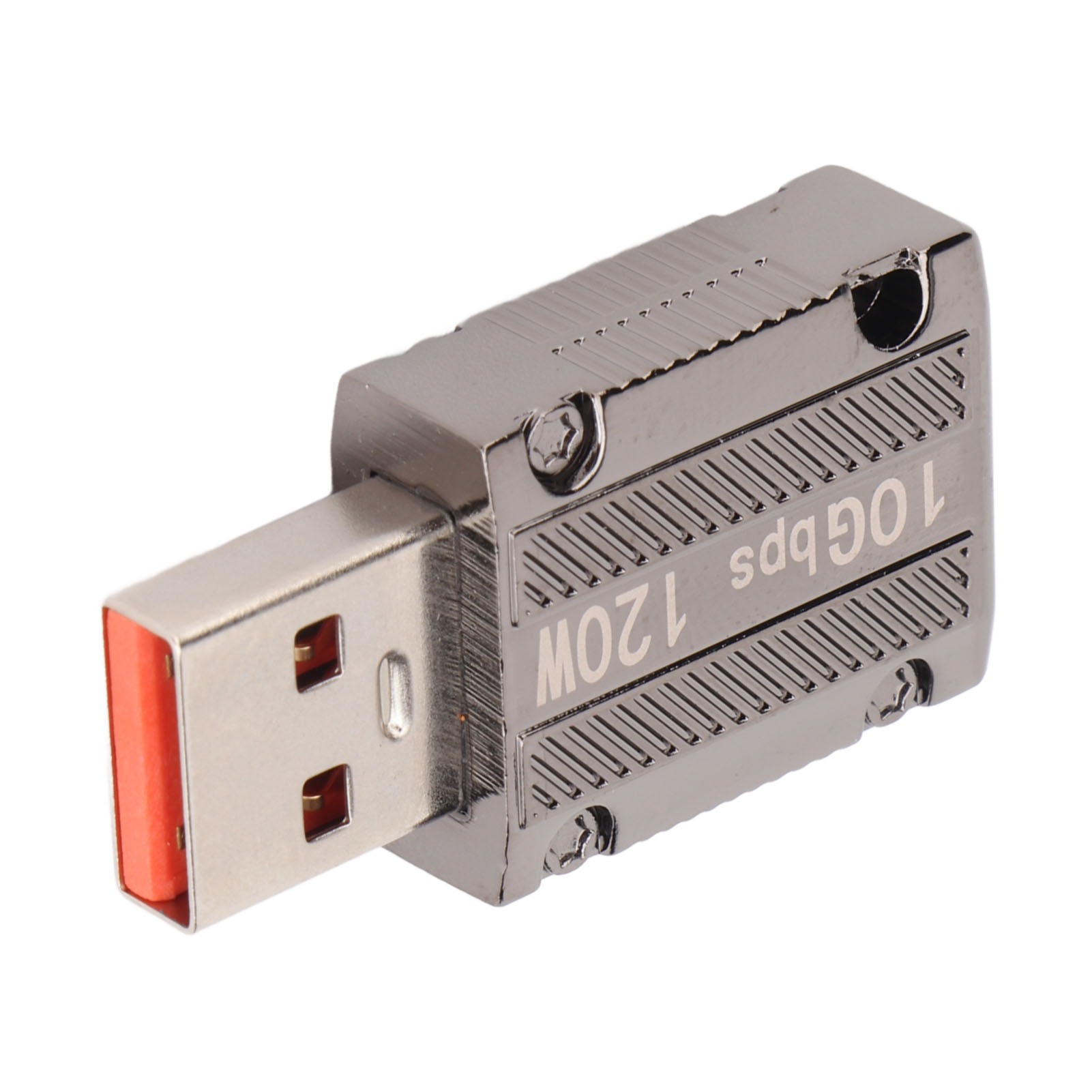 120-w-usb-stecker Auf Usb-c-buchse-adapter Bis Zu 10 Gbit/s, Gerader Usb 3.1 Otg-adapter, Gehäuse Aus Zinklegierung Für Smartphones Und Pcs