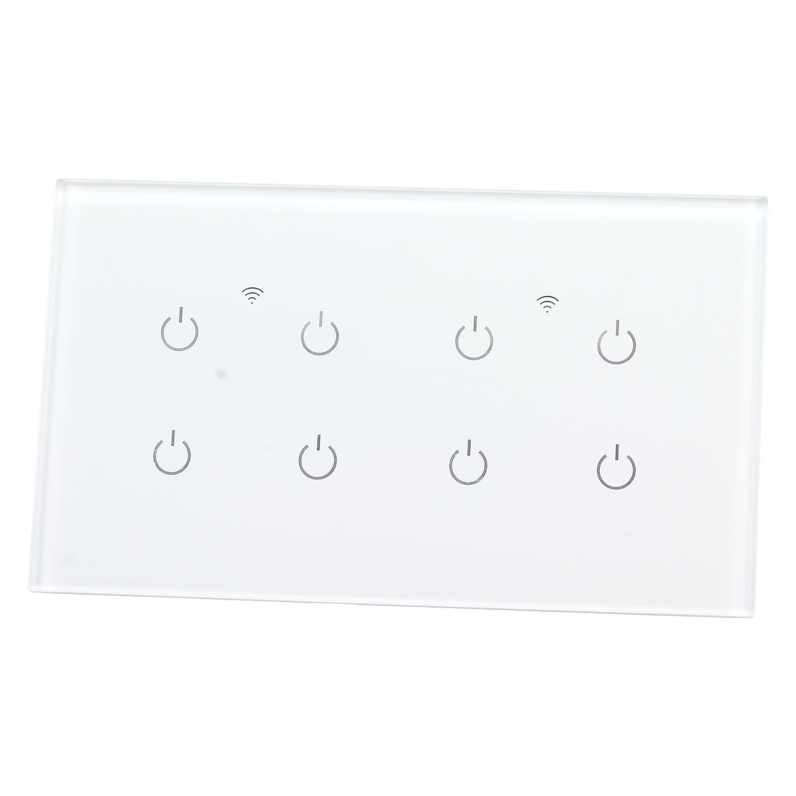 8-wege-wlan-touchschalter, Bedienfeld Aus Gehärtetem Glas, Schutzart Ip44, Entspricht Europäischen Normen, Wechselstrom 110–240 V