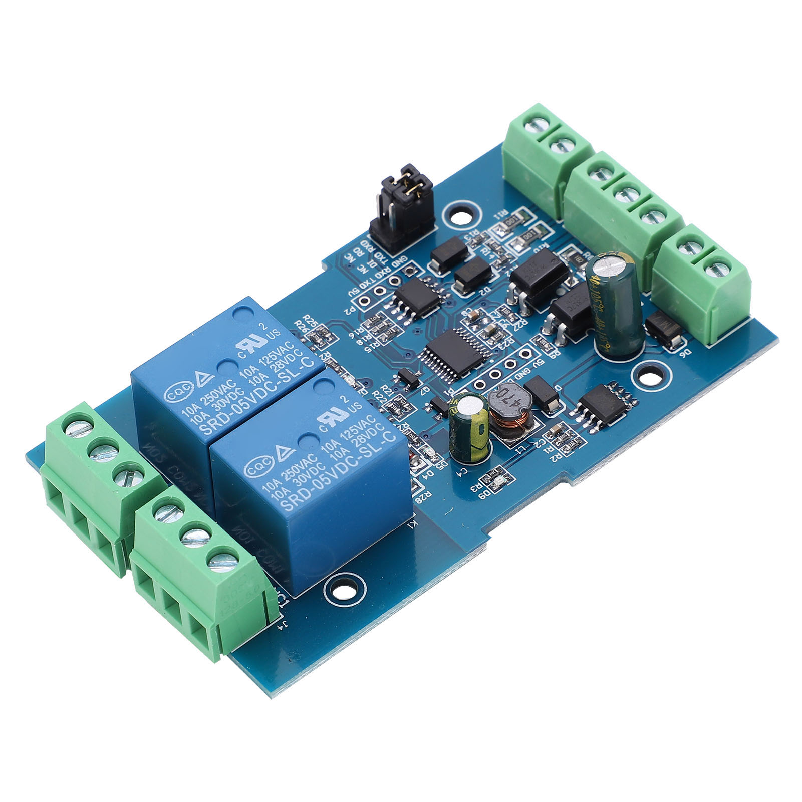 2-kanal-relaismodul Mit Verpolungsschutz, 724-v-ein-/ausgang, Rs485/ttl-uart-schnittstelle