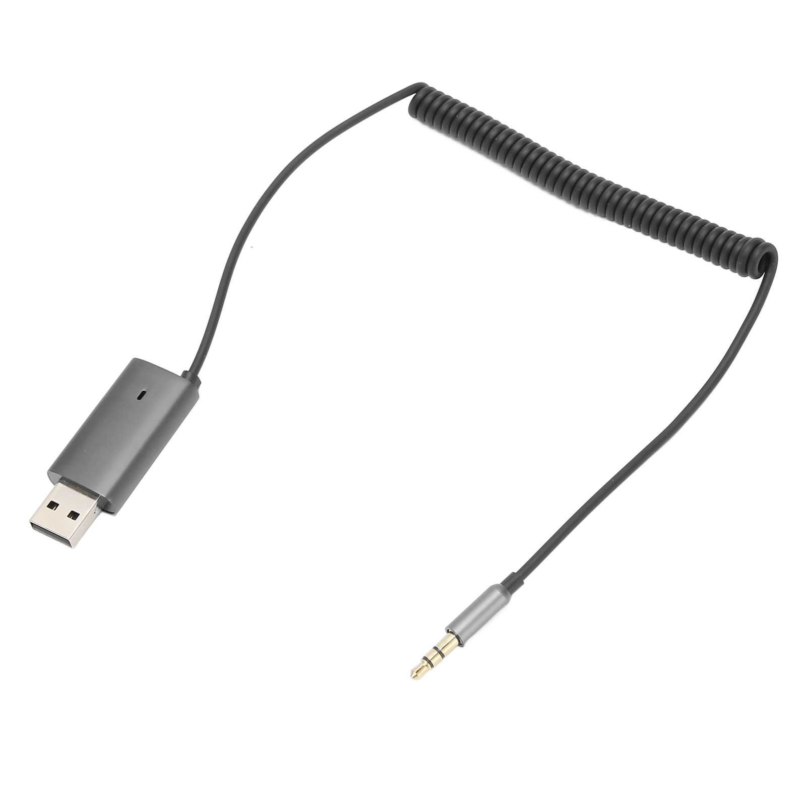 Bluetooth-5.1-adapter Mit Aux-eingang Und Integriertem Mikrofon Für Freisprechfunktion. 3,5-mm-bluetooth-empfänger Für Auto- Und Heim-audiosysteme.