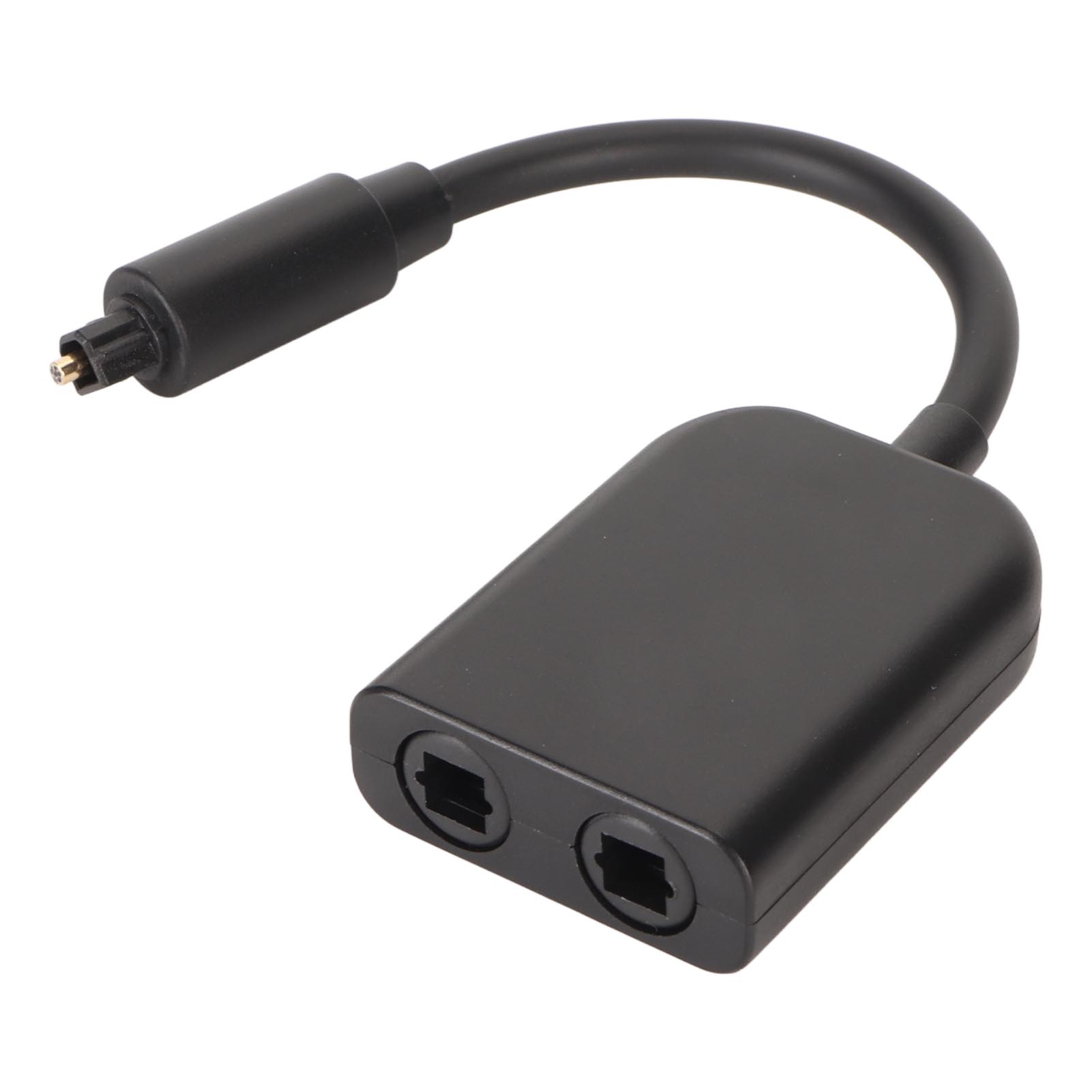 Optischer Splitter Mit 1 Eingang Und 2 Ausgängen (stecker Auf Buchse), 6-adriges Glasfaserkabel, Audiokonverter Für Ps3, Xbox One S, Cd Und Dvd