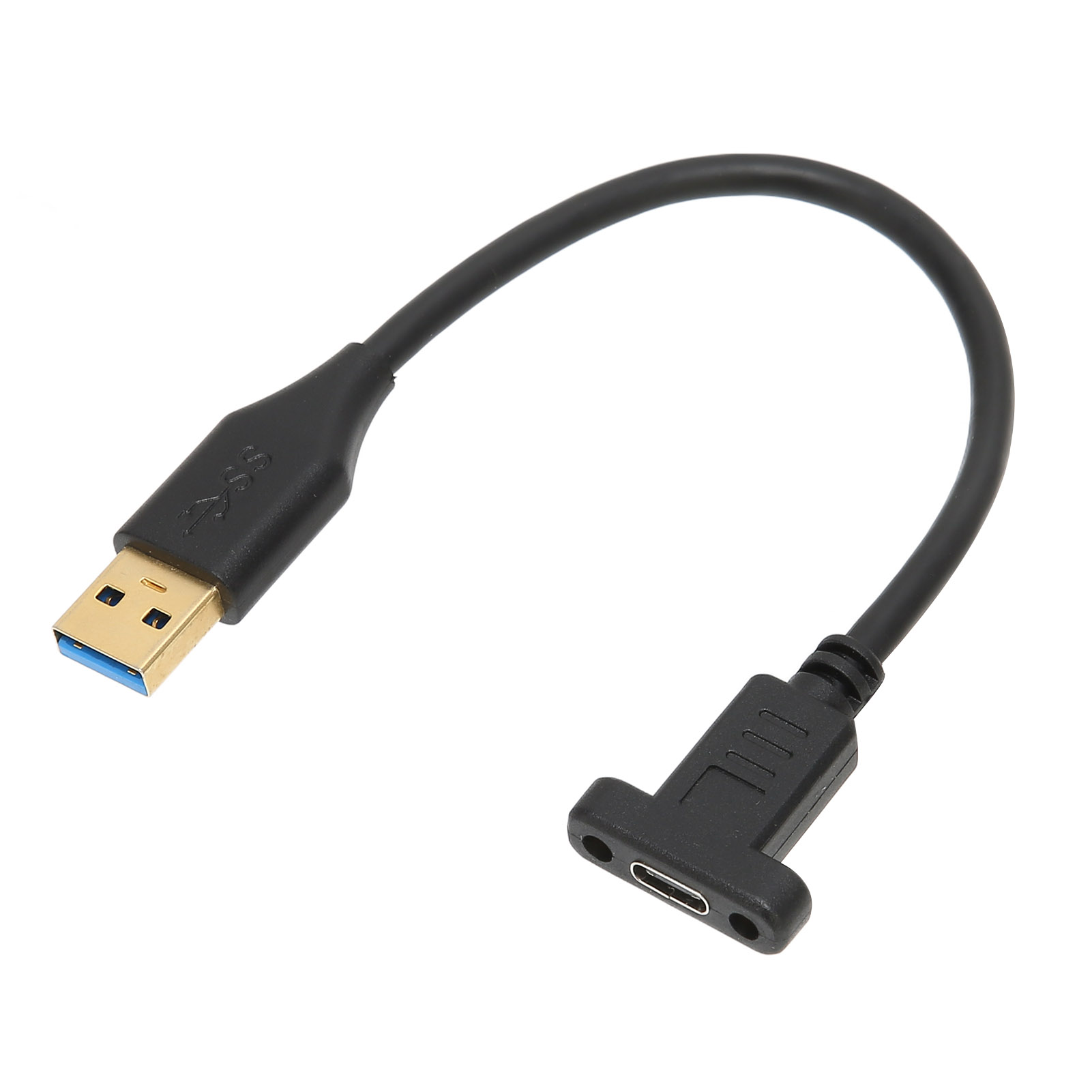 Usb 3.0 Stecker Auf Usb-c Buchse Datenkabel, Vergoldet, 20 Cm, 5 Gbit/s Geschwindigkeit, Aus Strapazierfähigem Pvc.