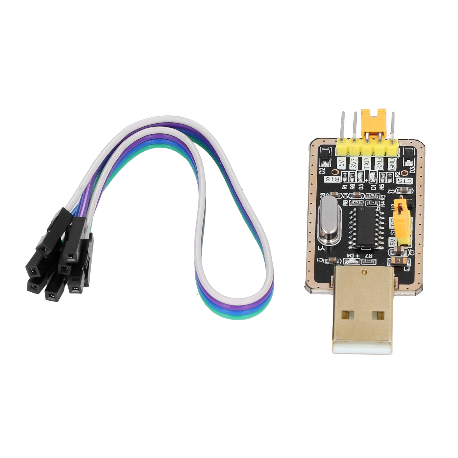 Usb-zu-ttl-seriell-adaptermodul + Debugging-kabel (3,3-v- Und 5-v-komponenten)