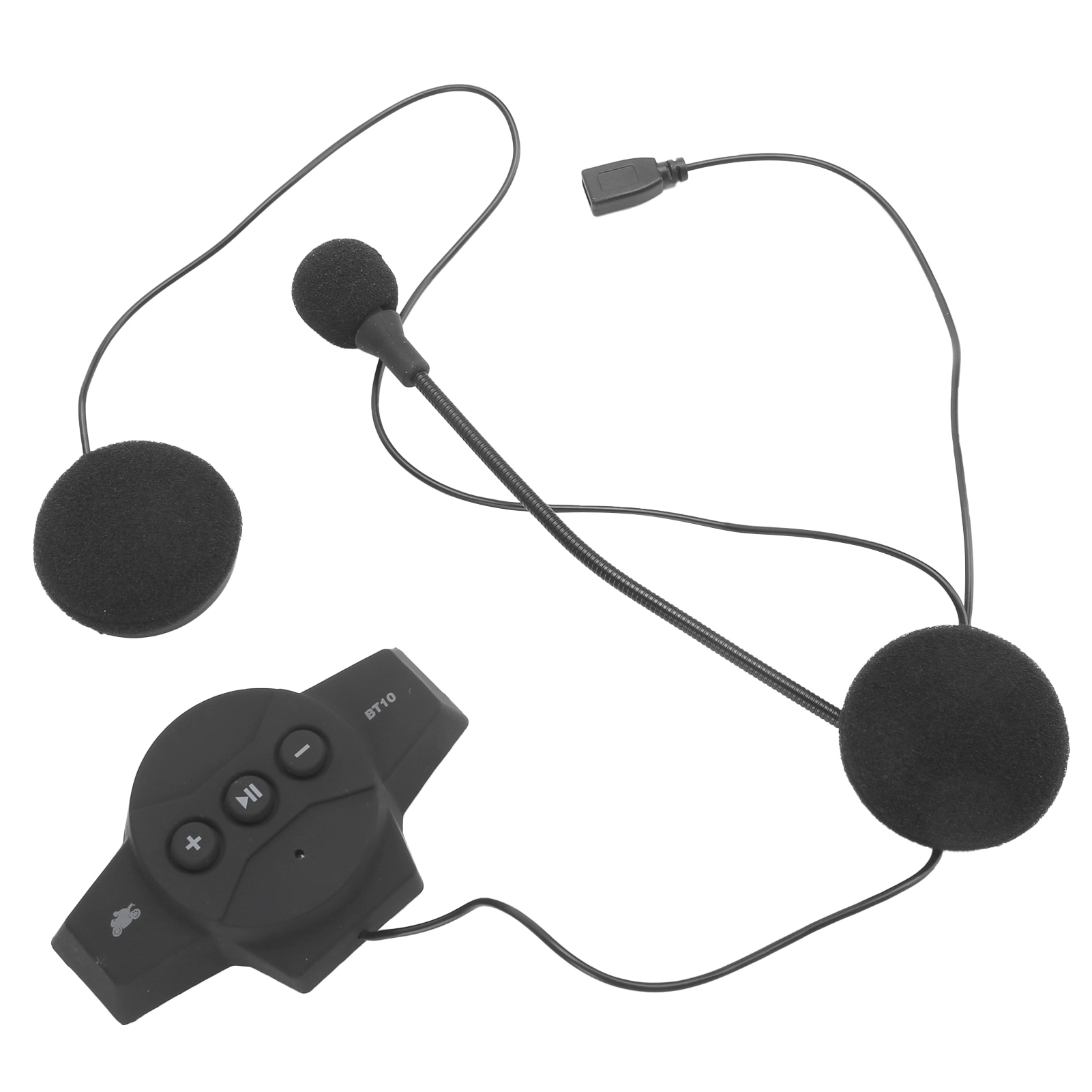 Kabellose Bluetooth 4.1-kopfhörer Mit Freisprechfunktion, Ip54 Wasserdicht Für Motorradhelme, Aus Abs.