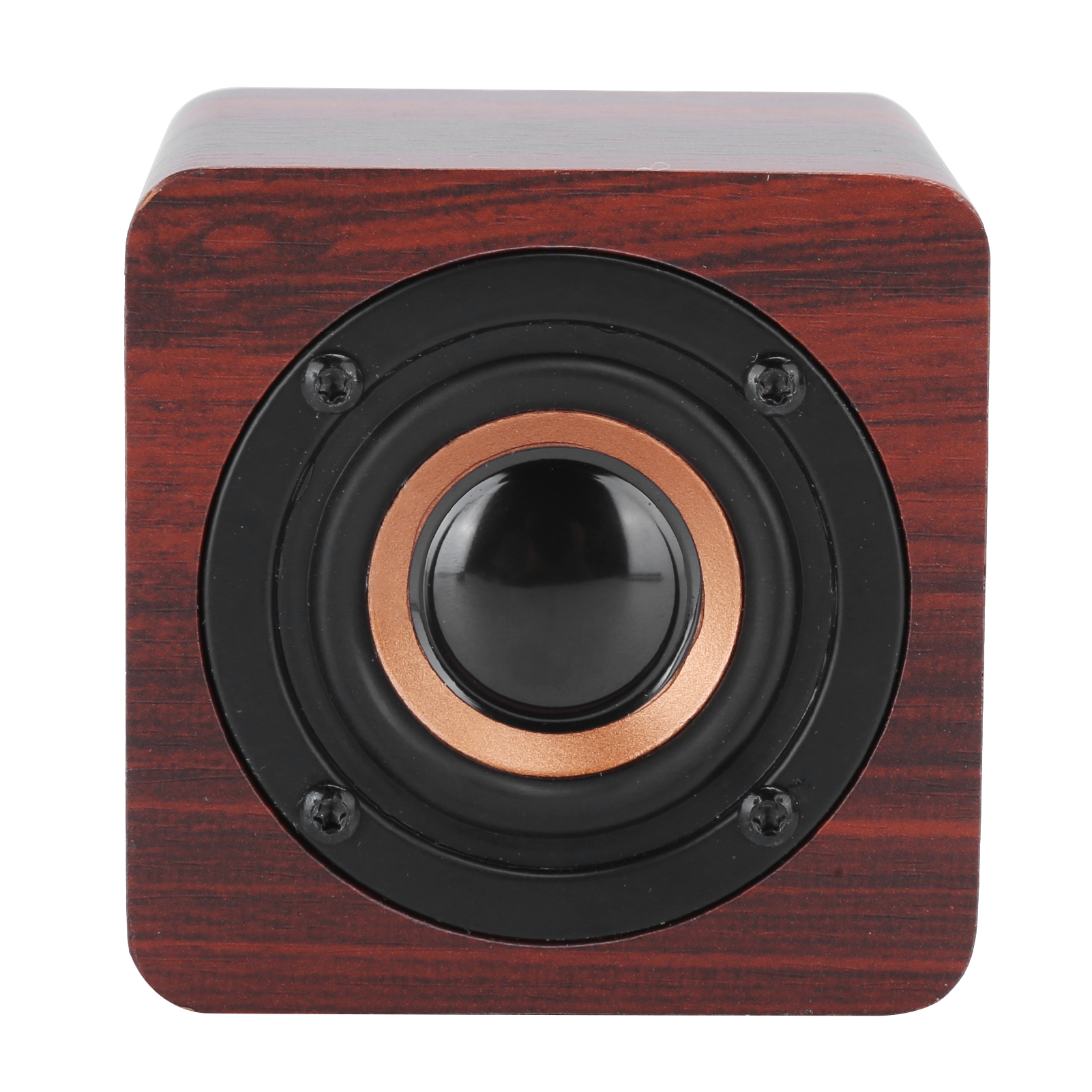 Mini Tragbarer Bluetooth-lautsprecher Aus Holz, 3w Kabelloses Outdoor-audiosystem, Ideal Für Holzbetten.