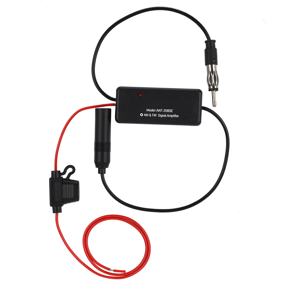 Am/fm-radioantennenverstärker Mit Magnetring Und Starkem Störschutz Für Optimale Rauschunterdrückung.