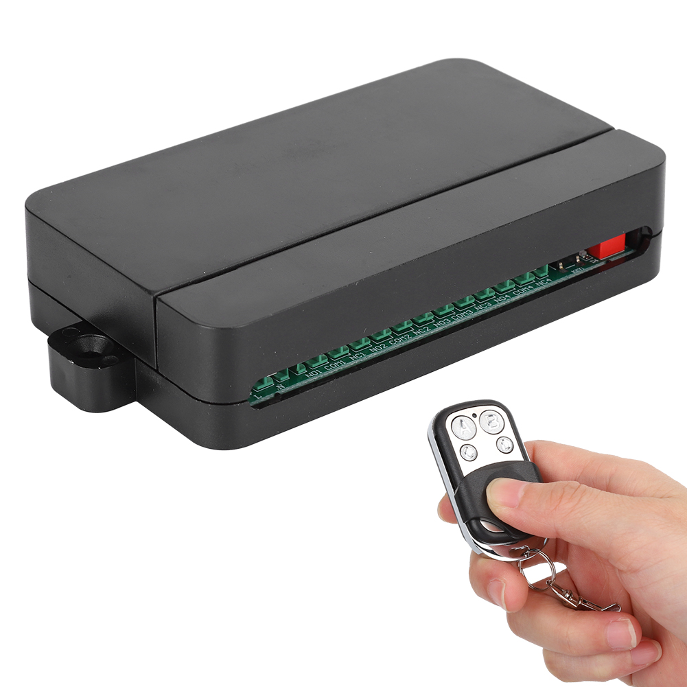 Vierstufiger Fernbedienungsschalter Für Weitbereichsbeleuchtung, Lange Led-leiste, Gehäuse In Schwarz Und Weiß, Controller-empfänger