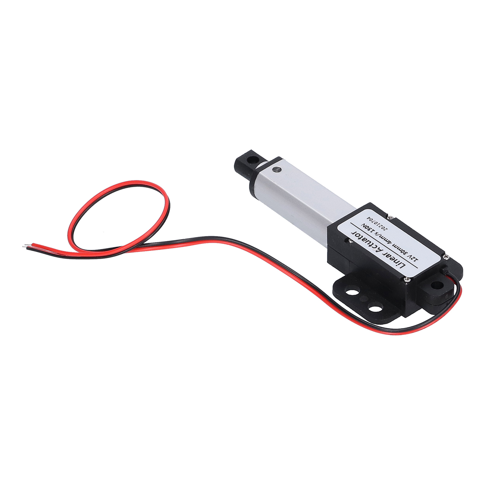 Linearantrieb (12 V Dc), 30 Mm Hub, Geräuscharm, Kurzschlussschutz, T-gewindespindel, Mini-linearantrieb, 4 Mm/s – 150 N