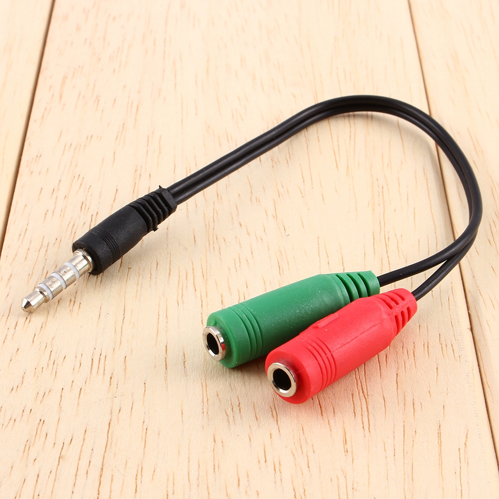 Audiokabel-konverteradapter, 3,5-mm-stereo-klinkenstecker-kopfhörer-splitter