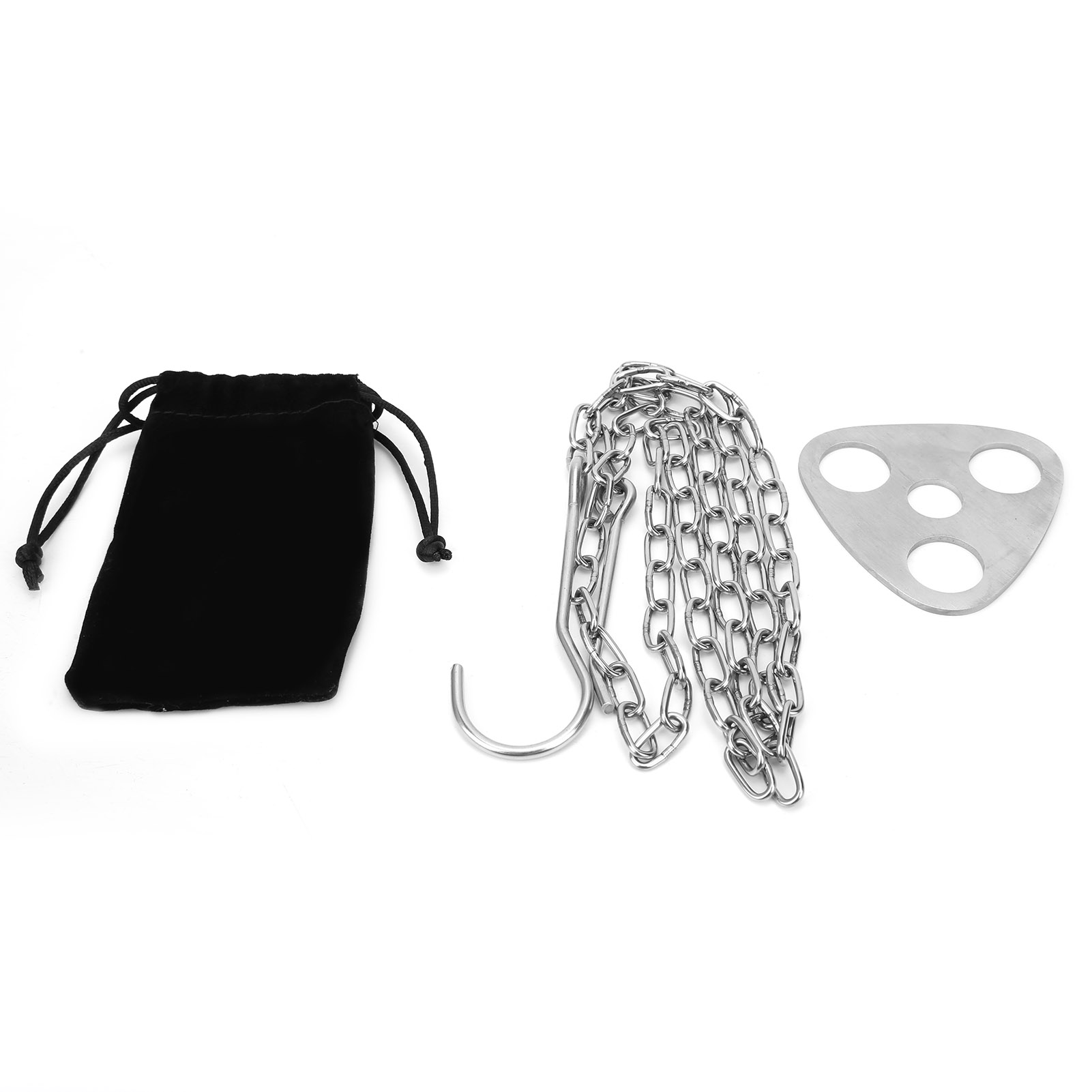 Tragbarer Edelstahl-dreibeinständer Mit Kette Für Kochutensilien Beim Camping.