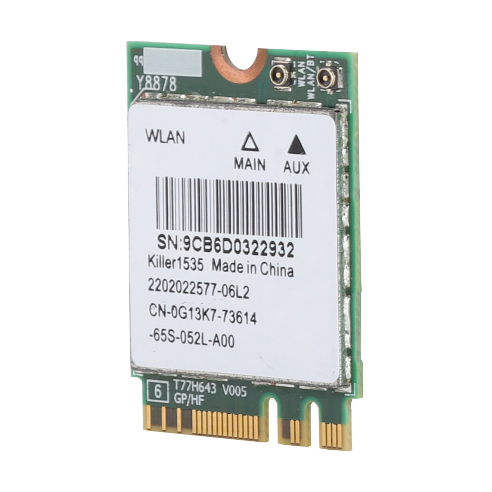Killer 1535ac Dualband 802.11ac Ngff M.2 Wlan-netzwerkkarte 867 Mbit/s Bluetooth 4.1 Für Gaming