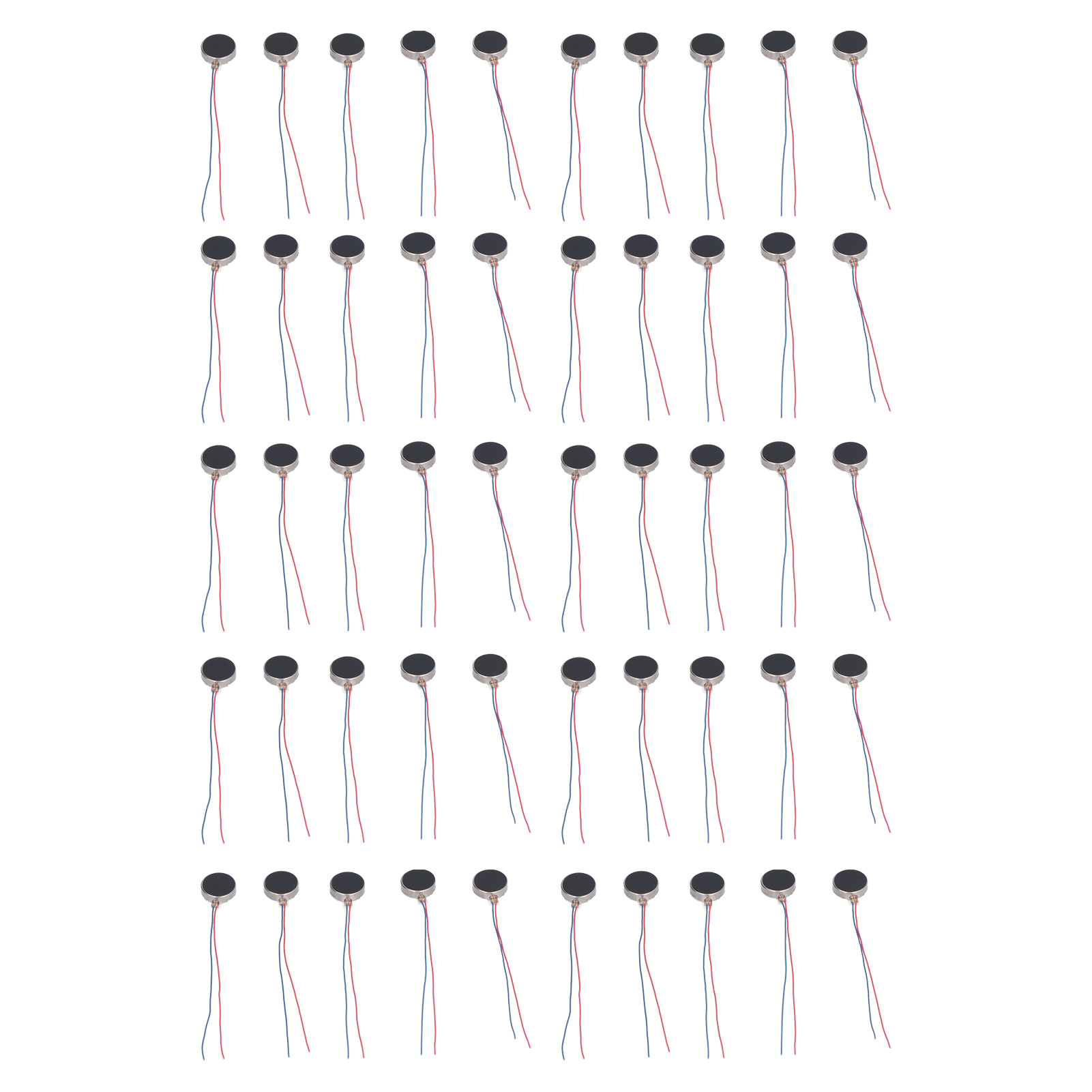 50 Vibrationsmotoren 12 Mm × 3,4 Mm 3 V Hochpräzisions-hochauflösungs-mini-flachknopf-gleichstrommotor Mit Geringer Vibration Und Niedrigem Geräuschpegel