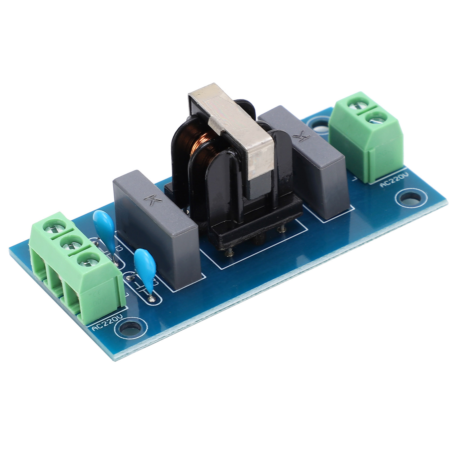 Leiterplatten-emi-filtermodul, Klangverbesserung, Drehcrimpanschluss, 220 V Wechselstrom