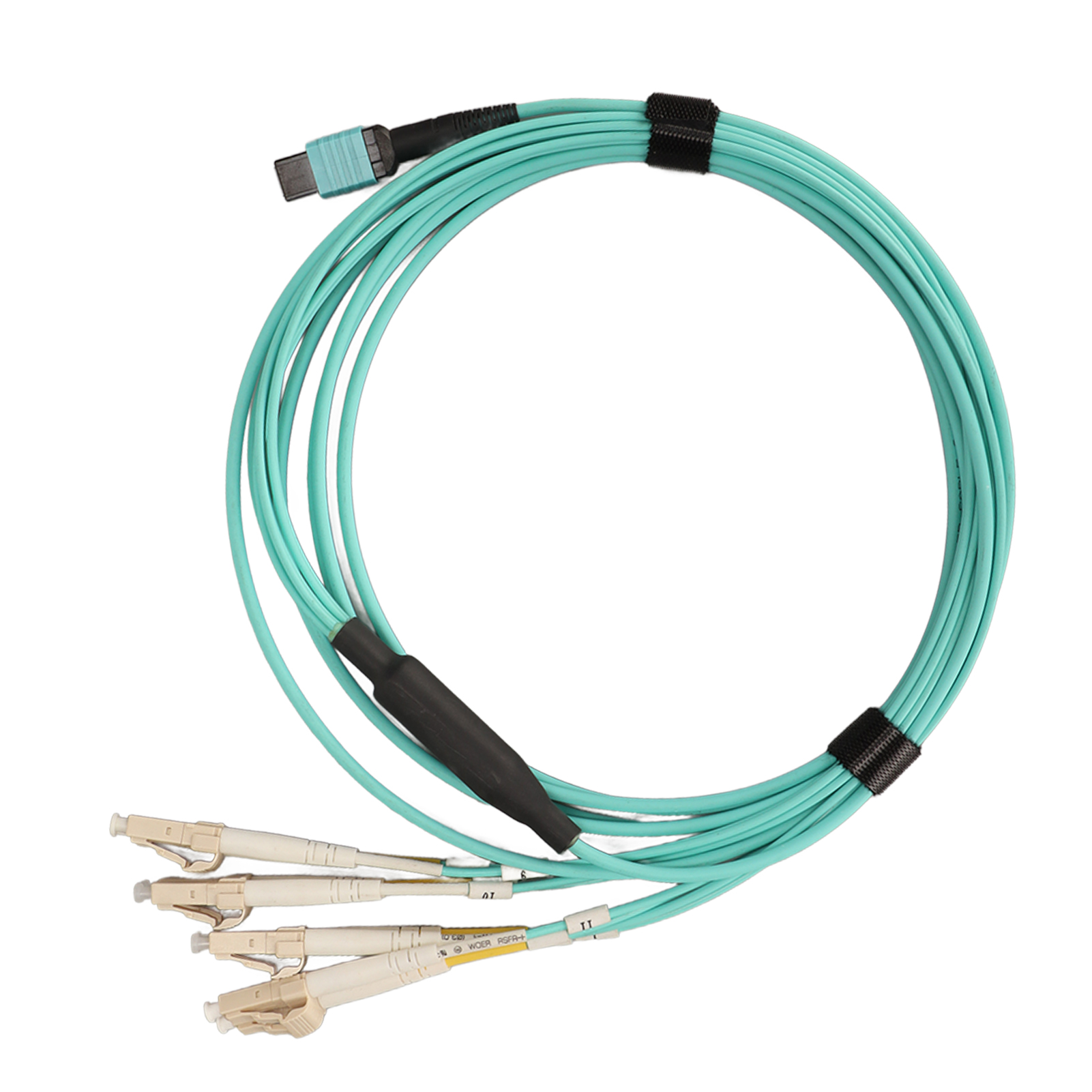 Mpo-zu-8lc-duplex-glasfaser-patchkabel, 3,3 M, Lszh, Geringe Optische Verluste Und Stabile Übertragung.
