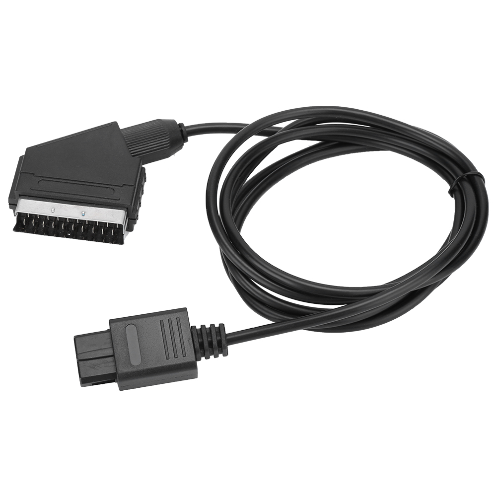 Packung Mit 3 Professionellen 1,8 M Rgb Scart-kabeln Zum Anschluss Einer Tv-spielkonsole An Einen Ngc/n64/snes.