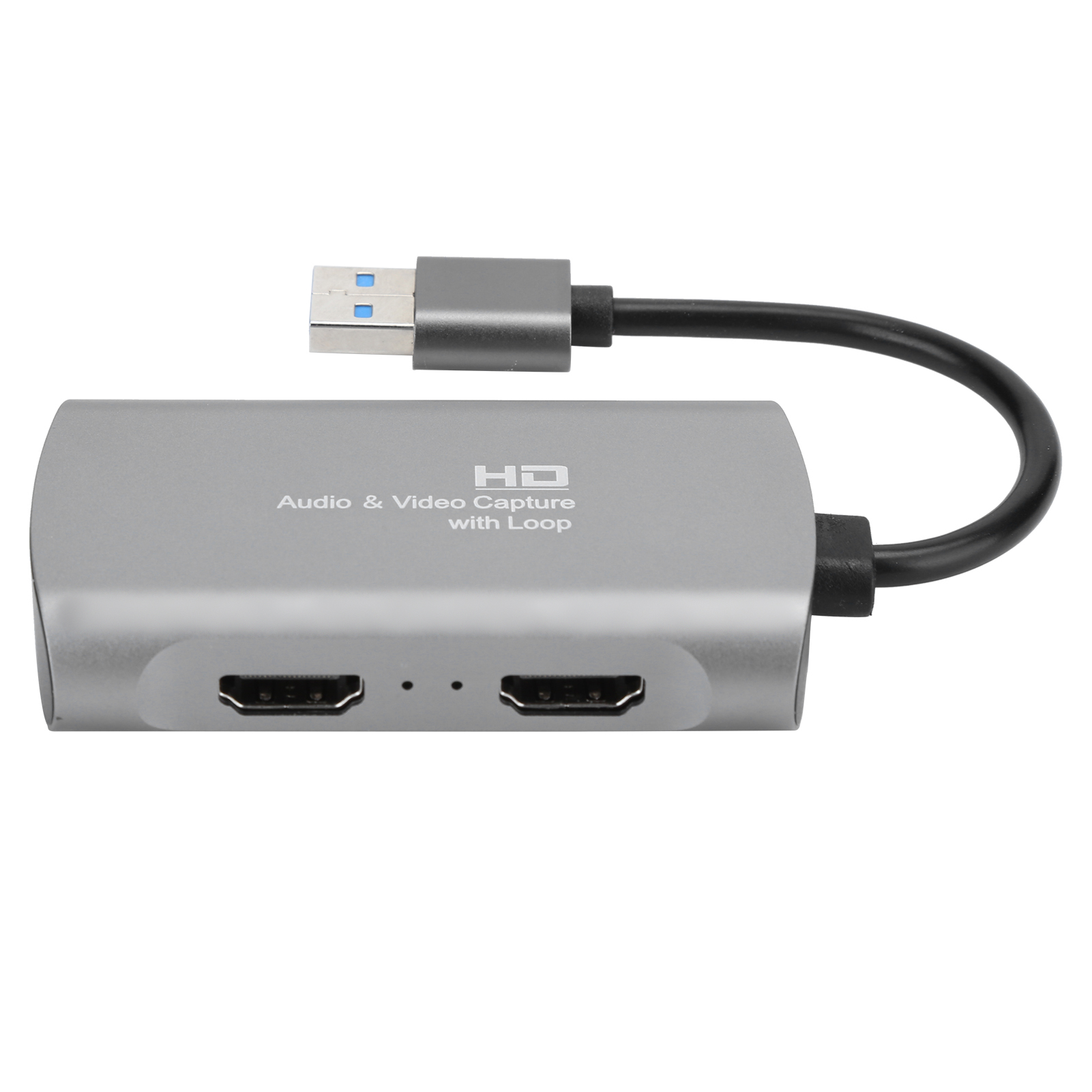 Hdmi-zu-hdmi-4k-usb-2.0-hd-audio- Und Videoaufnahmekarte Für 1080p-live-game-streaming, Silbergrau 231