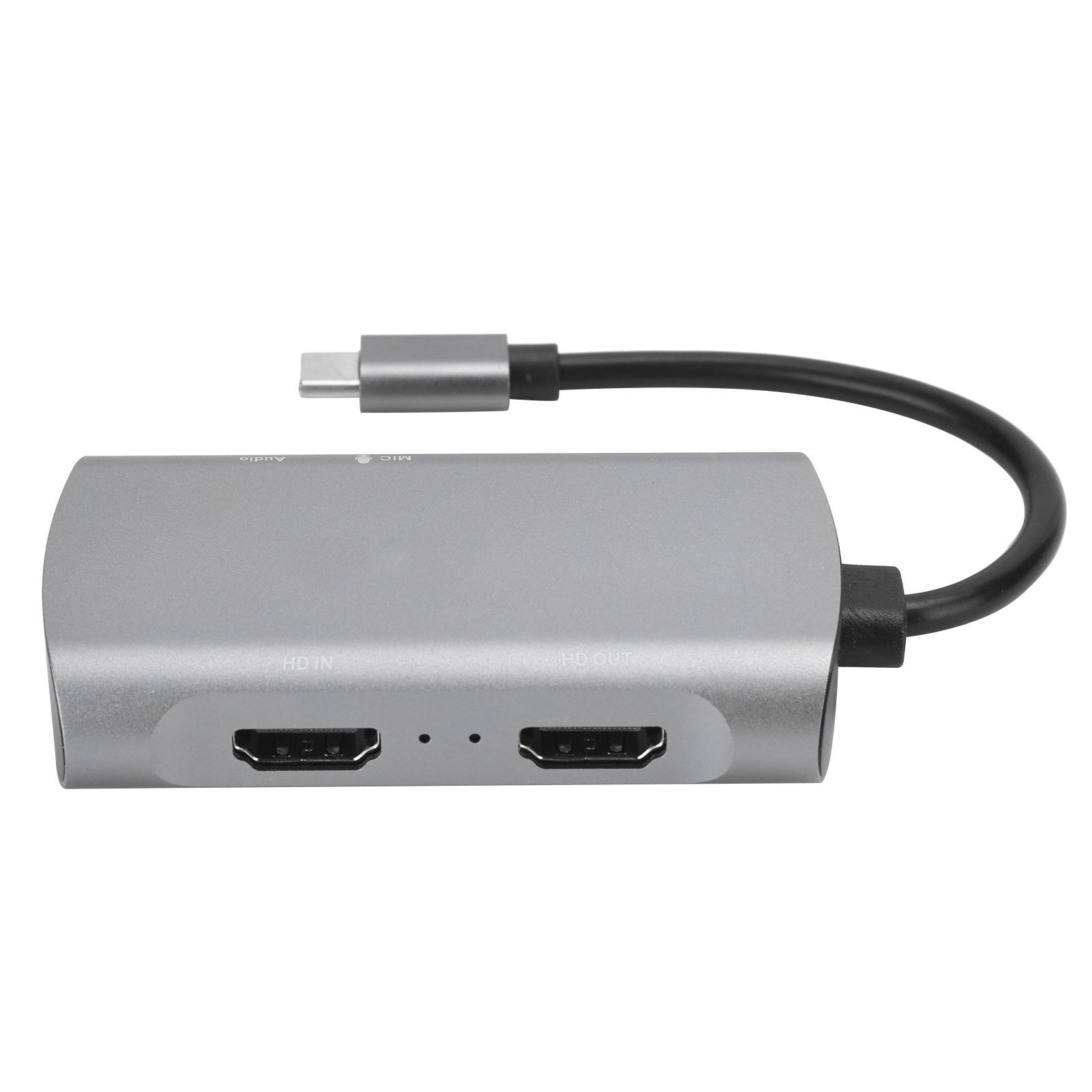 Z30a 4k Hdmi-zu-usb-c-aufnahmekarte, 1080p-hdmi-aufnahmekarte, Silbergrau