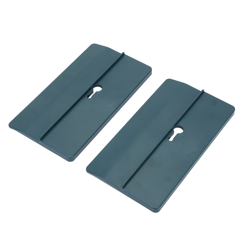 Set Mit 2 Abs-deckenmontageplatten, 15 X 8 Mm, Für Innenausbauarbeiten