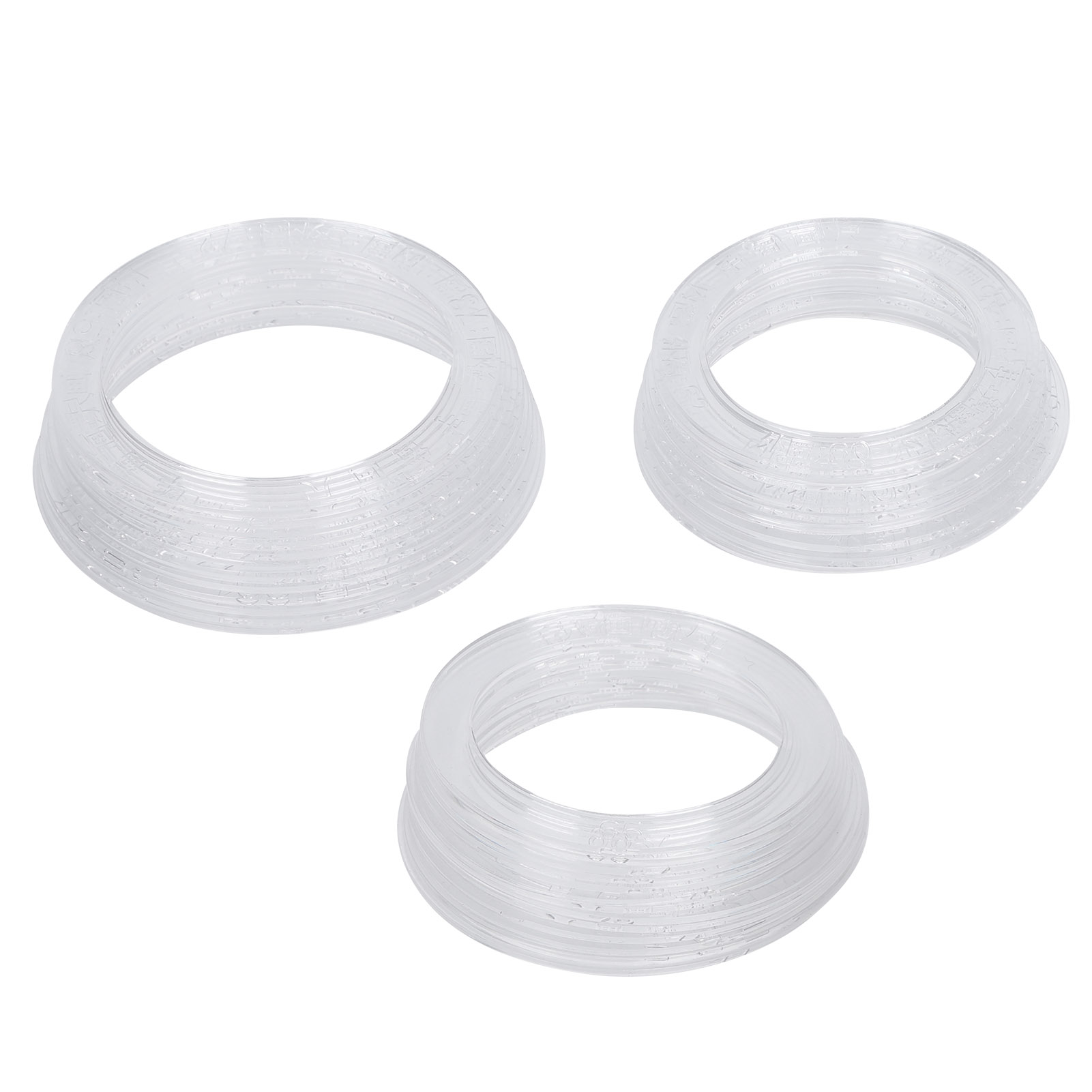 Set Mit 3 Runden Zeichenwerkzeugen, Wasserdichtem Kunststoffarmband, Rundem Messlineal Zum Malen