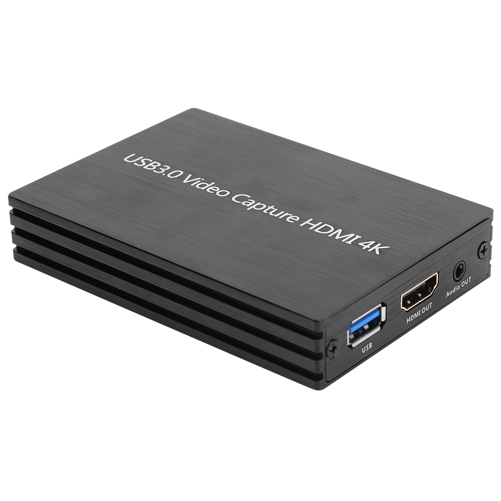 S300 4k Hdmi Usb 3.0 Aufnahmekarte, Treiberlos, Mikrofon Für Live-gaming, 1080p Hd Loop-aufnahme, Loop-videoaufnahmebox