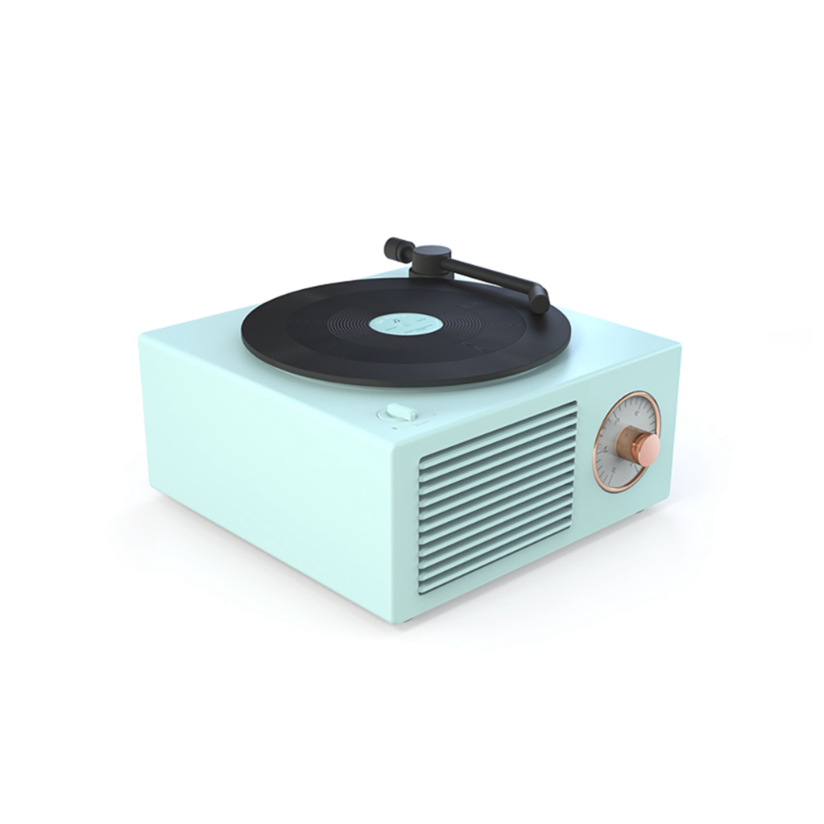 Retro-bluetooth-lautsprecher, Bluetooth-plattenspieler, Mini-funklautsprecher