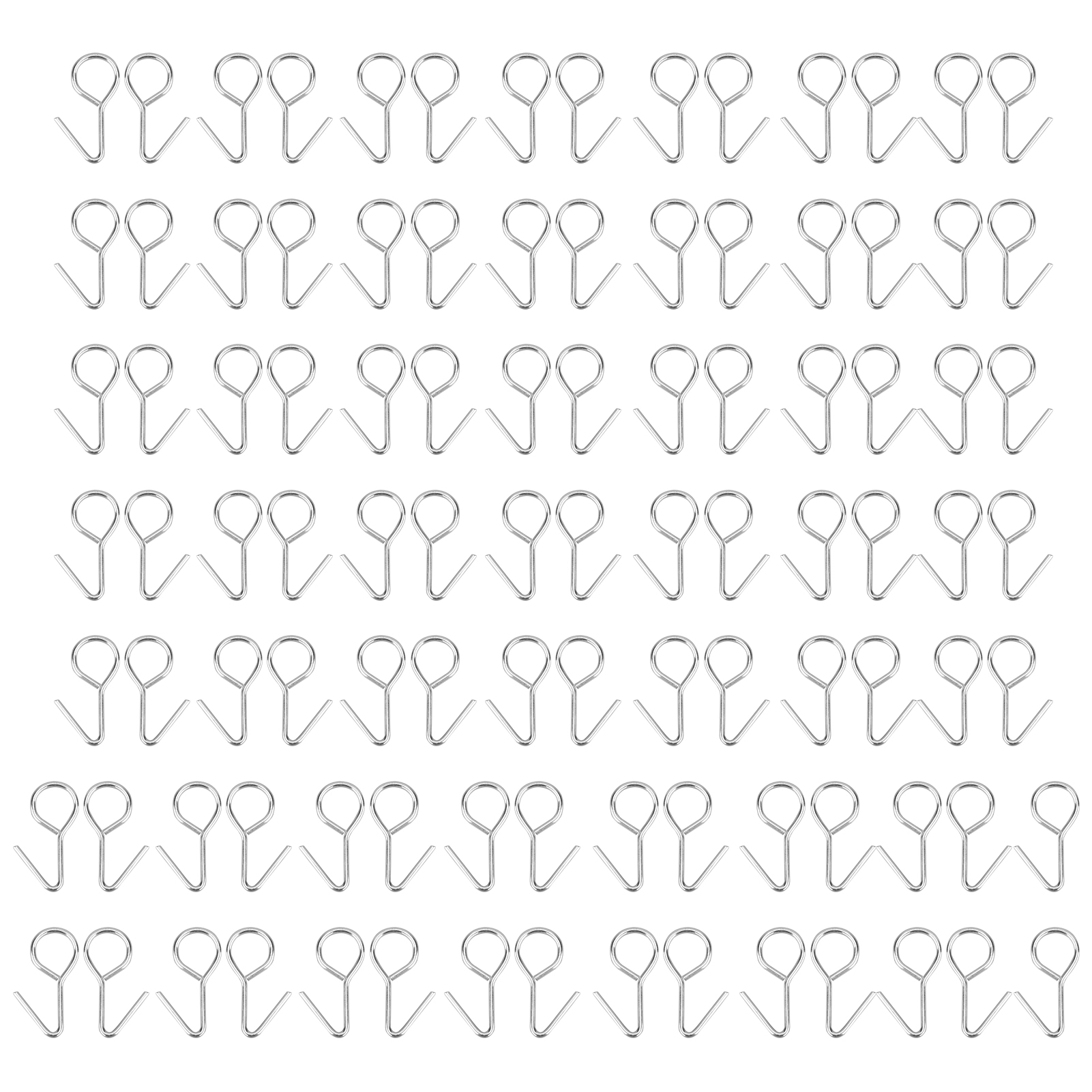Set Mit 100 Zinkhaken, Aufhängeschlaufen, Kissen, Wanddekorationen, Multifunktionsringen