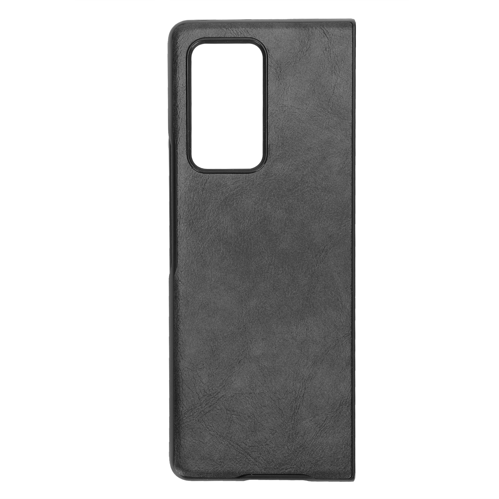 Lederhülle Für Samsung Galaxy Z Fold 2 Mobiltelefon - Stoßfeste Schutzhülle (schwarz)
