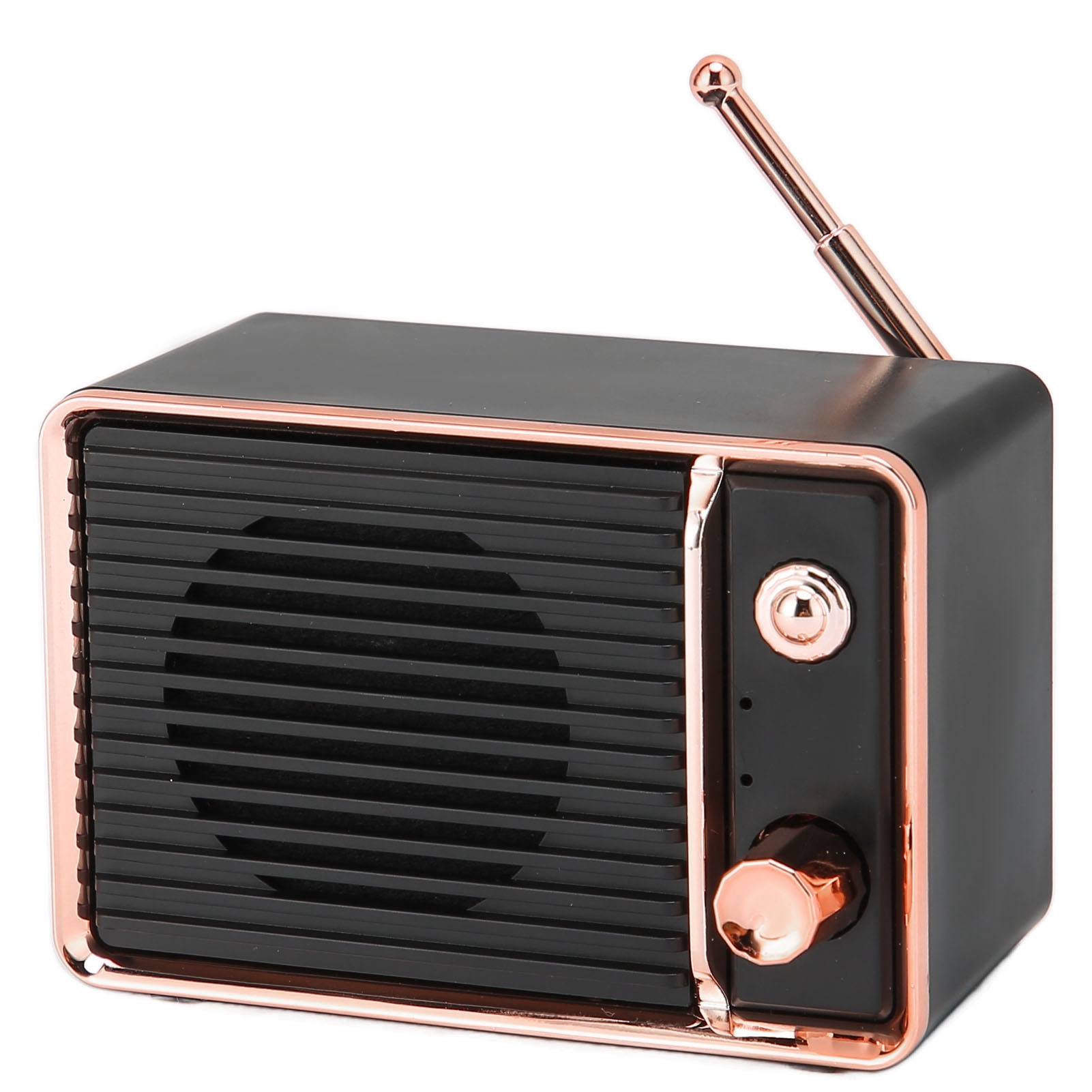 Mini-bluetooth-lautsprecher, Tragbar, Niedlich Und Robust, Retro-stil, Ideal Für Reisen Und Outdoor-aktivitäten (schwarz).
