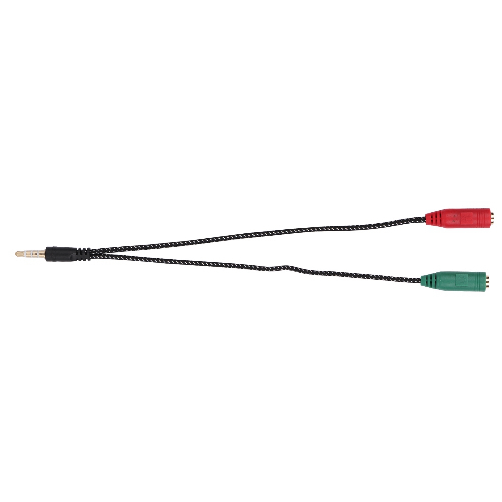 Doppelmikrofonadapter Für Kopfhörer (1 In 2) Stecker Auf Buchse 3,5 Mm, Audio-splitter Für Paare.