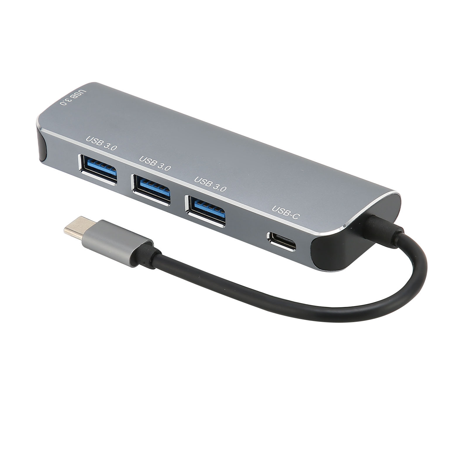 5-in-1 Usb-c-hub Mit 4 Usb 3.0 5gbit/s 60w-anschlüssen Und Pd 3.0-schnellladefunktion Für Tablets, Mobiltelefone Und Laptops.
