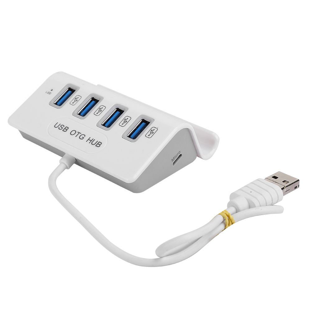 Usb 2.0 Dockingstation, 4-in-1 Usb-c- Und Micro-usb-hub Für Laptops, Typ-c-laptop-zubehör