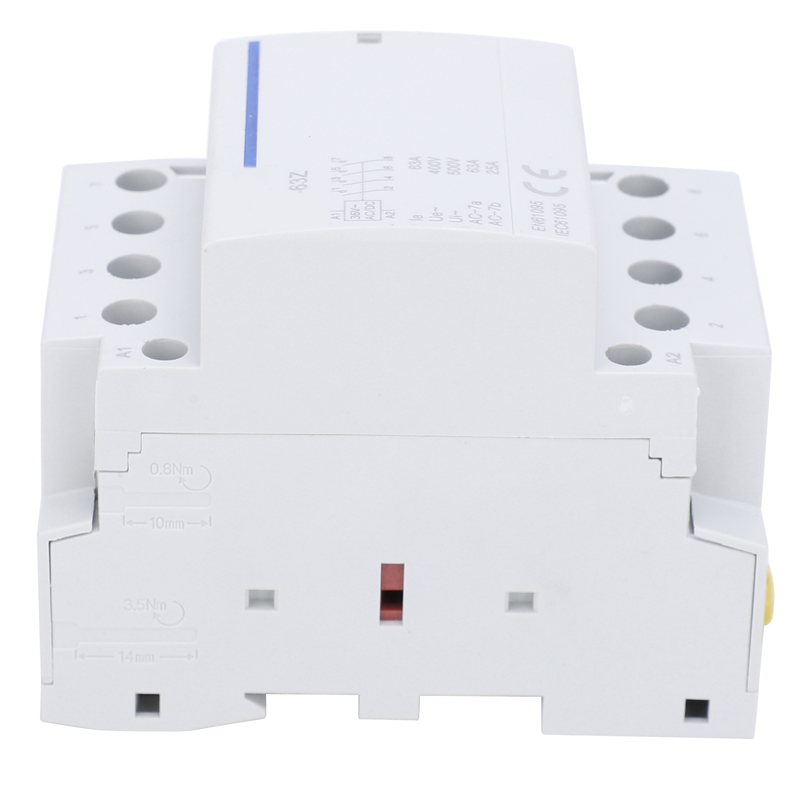 Bch8-63 4no 63 A 400 V Ac/dc Haushaltsschütz, 36 V Ac/dc Elektronischer Modulspulenschalter