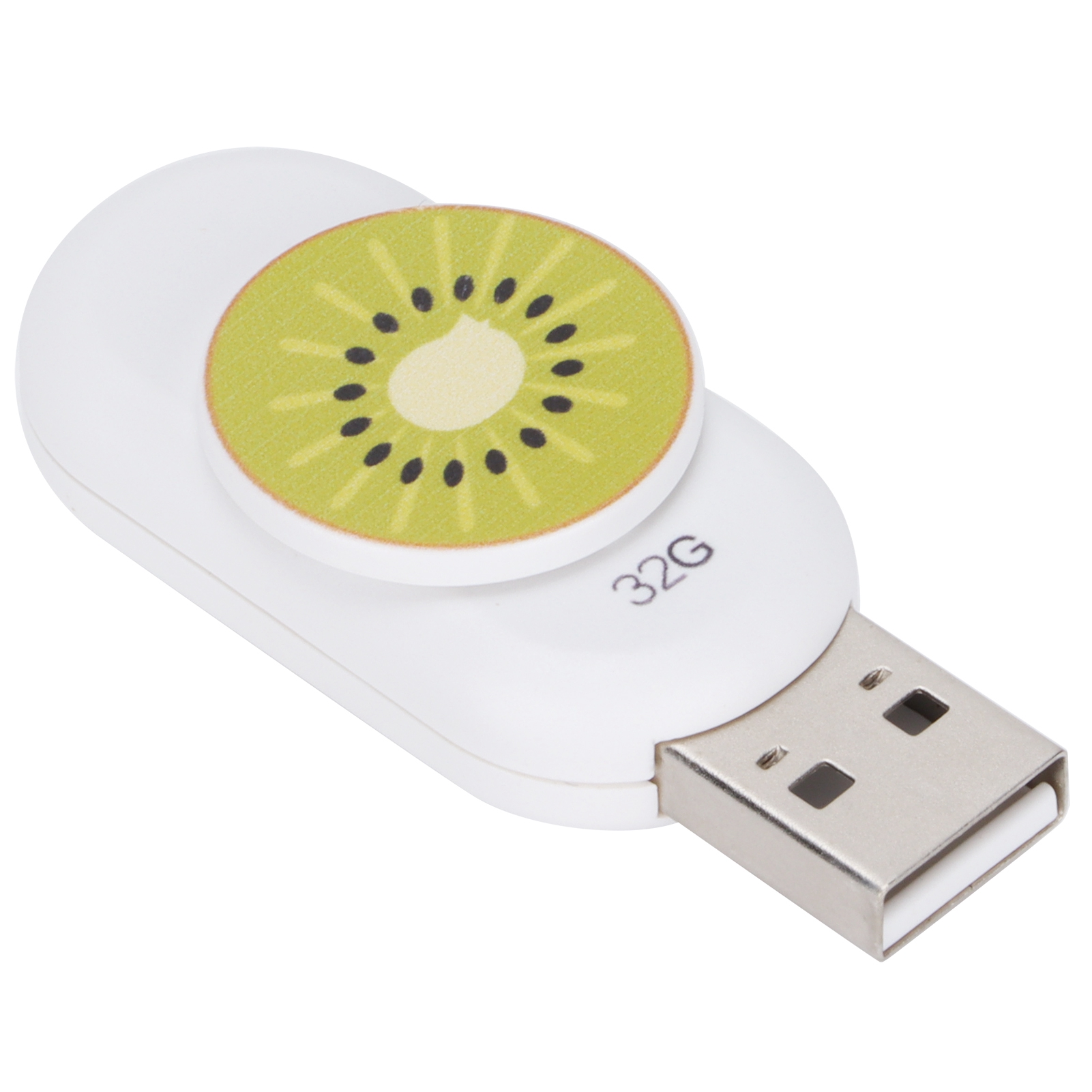 Originaler Usb-stick In Kiwi-form, Tragbar, Stabil, Langlebig, Feuchtigkeitsbeständig, Im Laufenden Betrieb Austauschbar, Plug & Play, 64 Gb Speicher