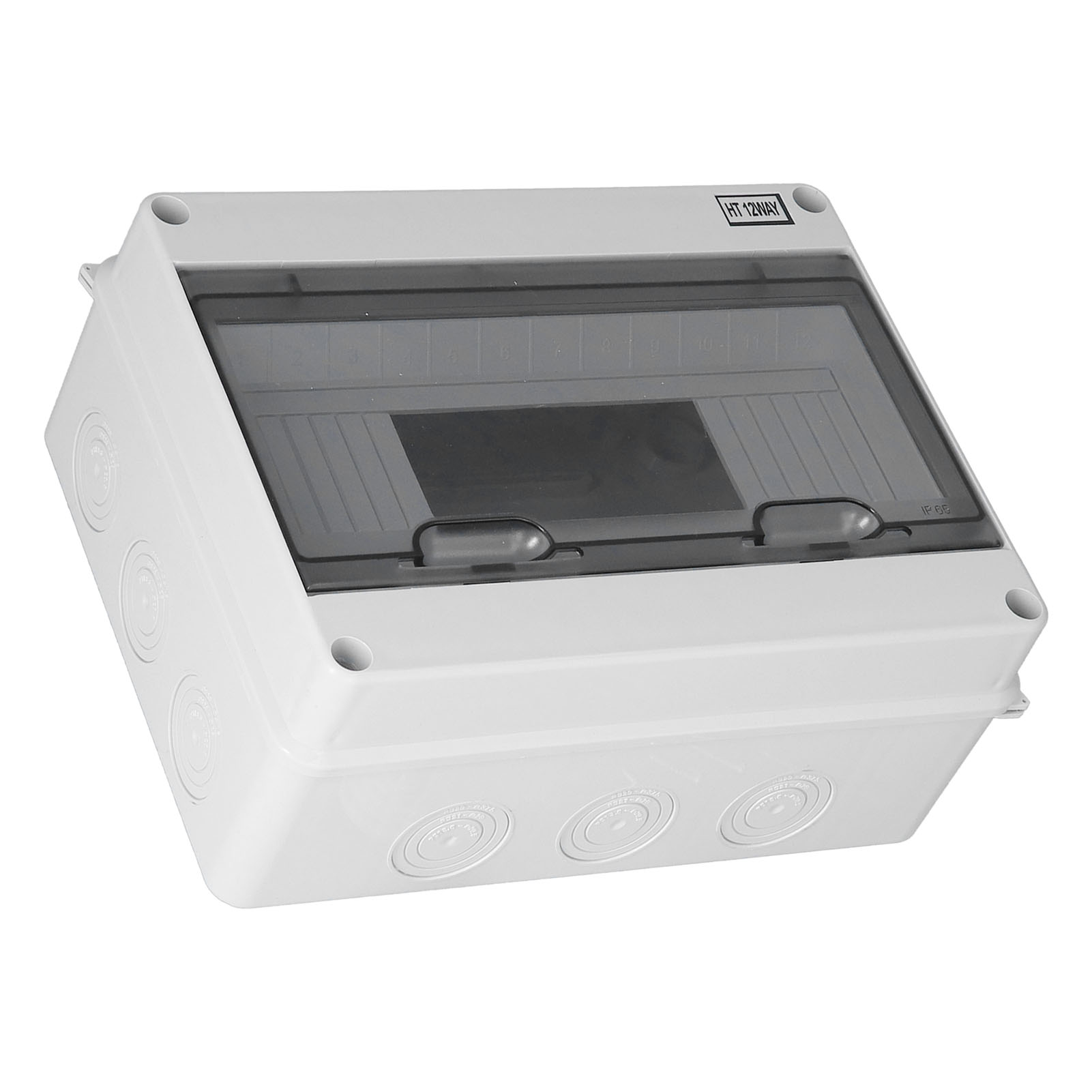 Ip65-schutzkasten Für Verteiler, Transparente Abdeckung Aus Wasserdichtem Und Korrosionsbeständigem Abs, Elektronischer Anschlusskasten
