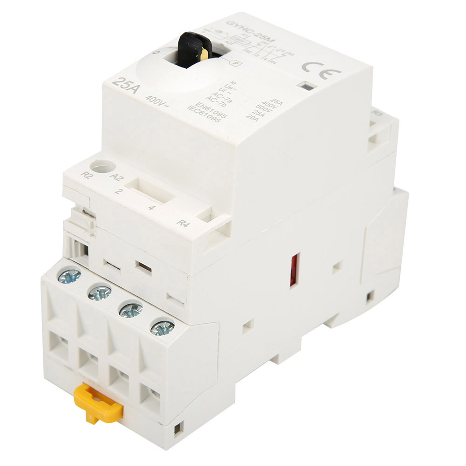 4p 25a 220v 50hz Din-schienen-haushaltsnetzschütz Mit 2ö 2ö Handsteuerschalter