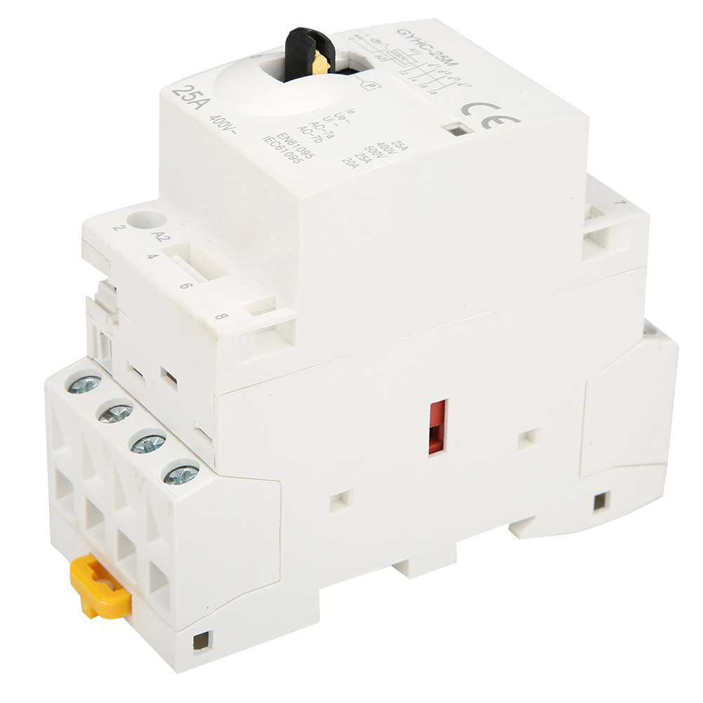 4p 25a 220v 50hz Din-schienen-haushaltsnetzschütz Mit 4ö-handsteuerschalter