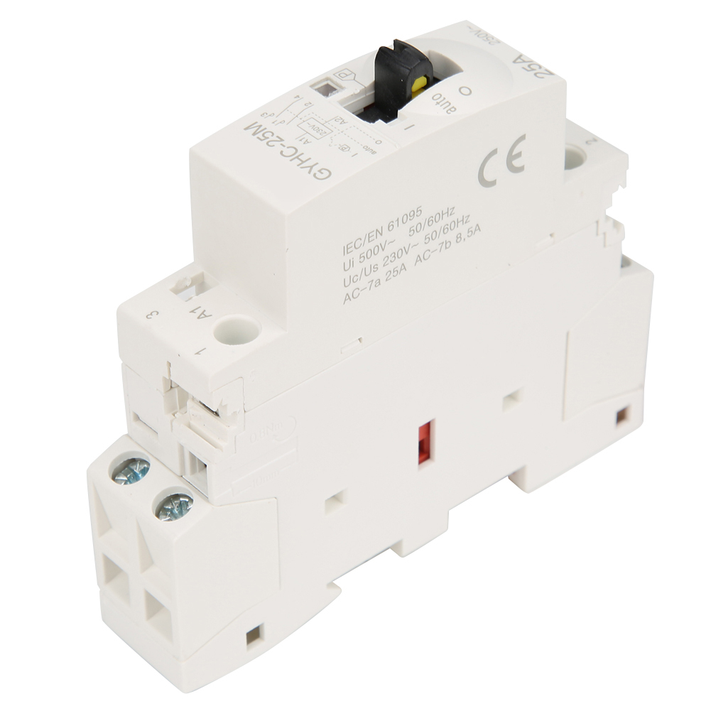 2p 25a 220v 50hz Din-schienen-haushaltsnetzschütz Mit 2ö-handsteuerschalter
