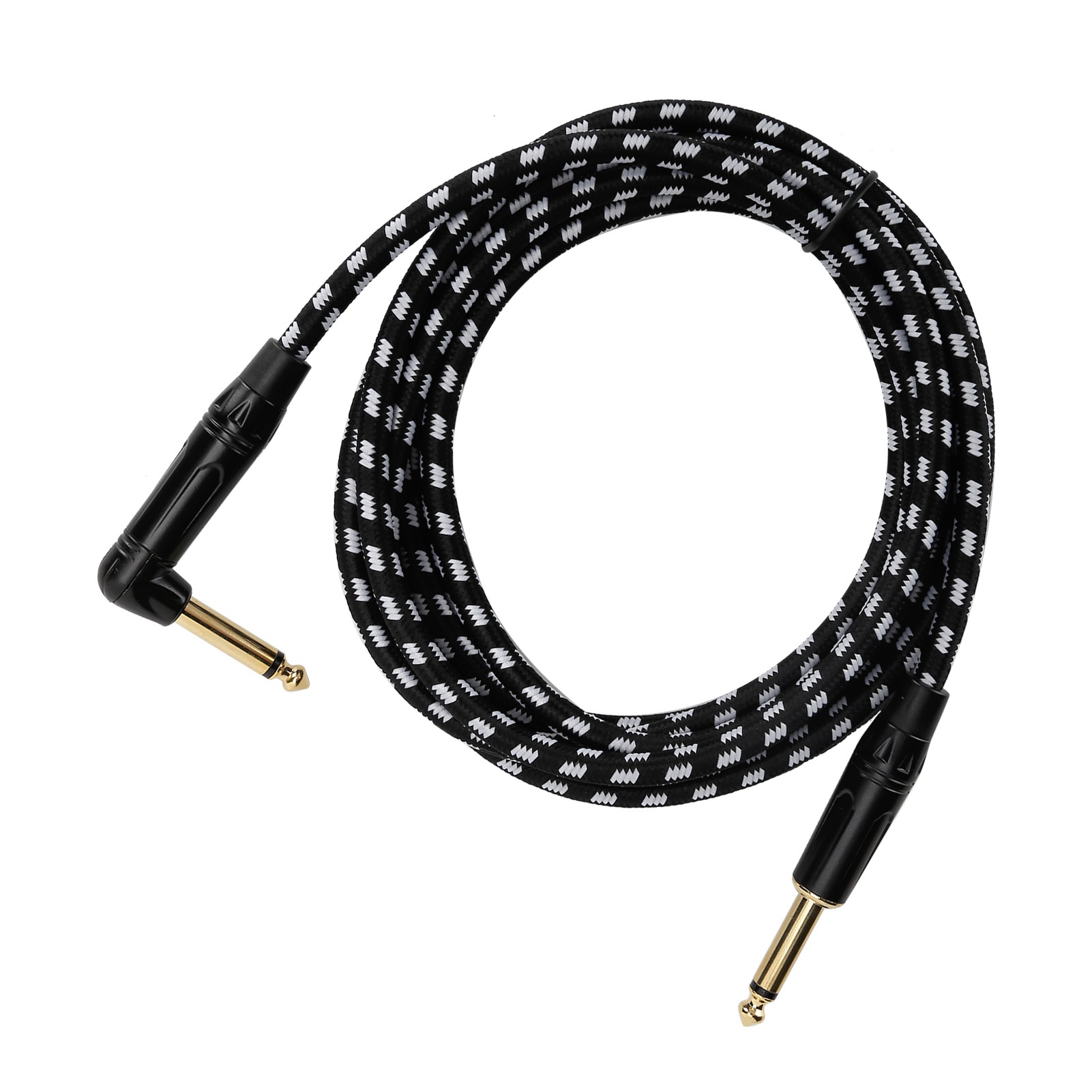 Jorindo Audiokabel Für E-gitarrenverstärker, 6,35 Mm Kabel, Vergoldeter Stecker Und Schwarzer Mantel, Referenz Jd6220