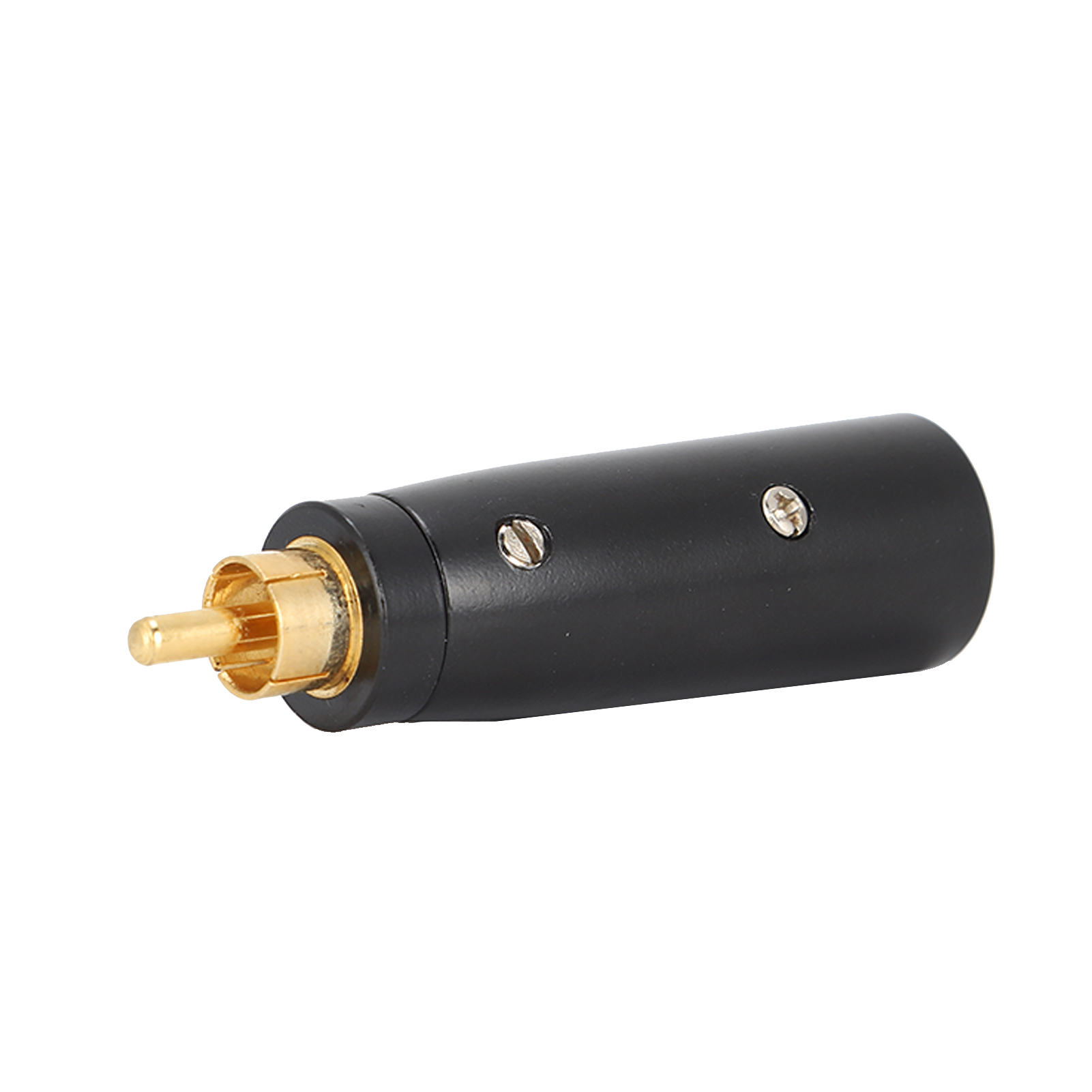 Vergoldeter Rca-auf-xlr-adapter Aus Zinklegierung, Rca-stecker Auf Xlr-stecker-adapter Für Gitarre, Mischpult Und Mikrofon