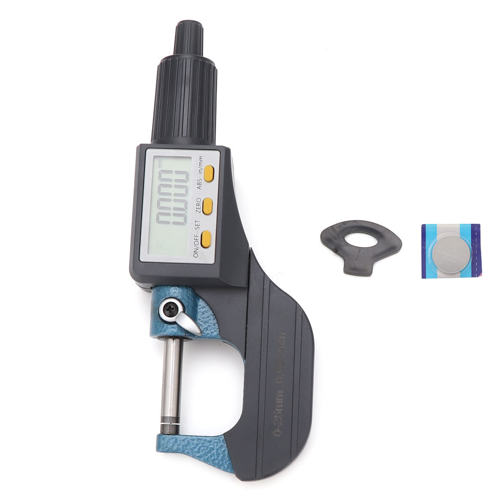 Digitales Mikrometer Aus Chromlegierung Mit Geringer Fehlertoleranz, Auflösung 0,001 Mm (025 Mm)