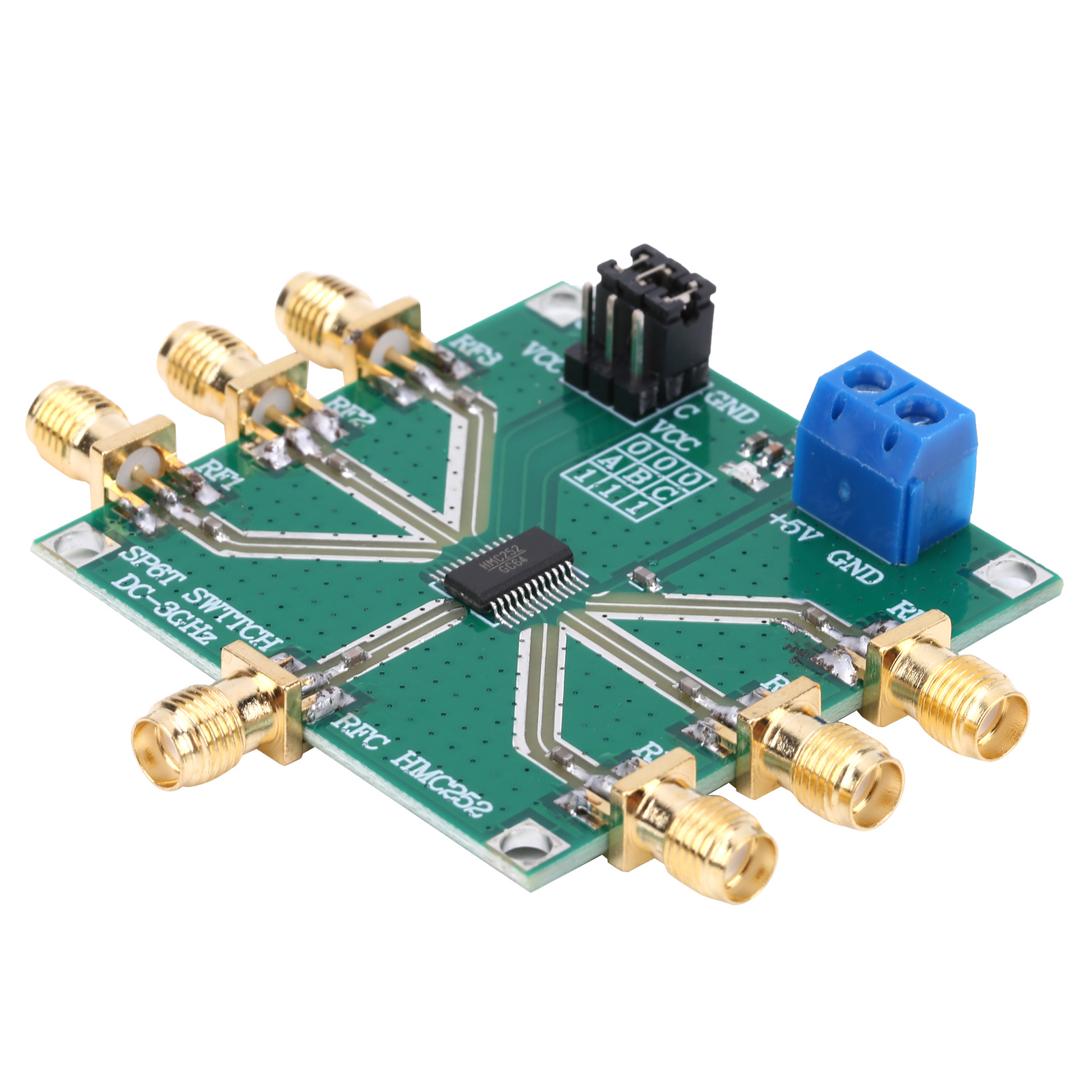 Einpoliges, 6-stufiges Hf-schaltmodul, Nichtreflektierendes Elektronisches Bauteil Hmc252 Dc3 Ghz