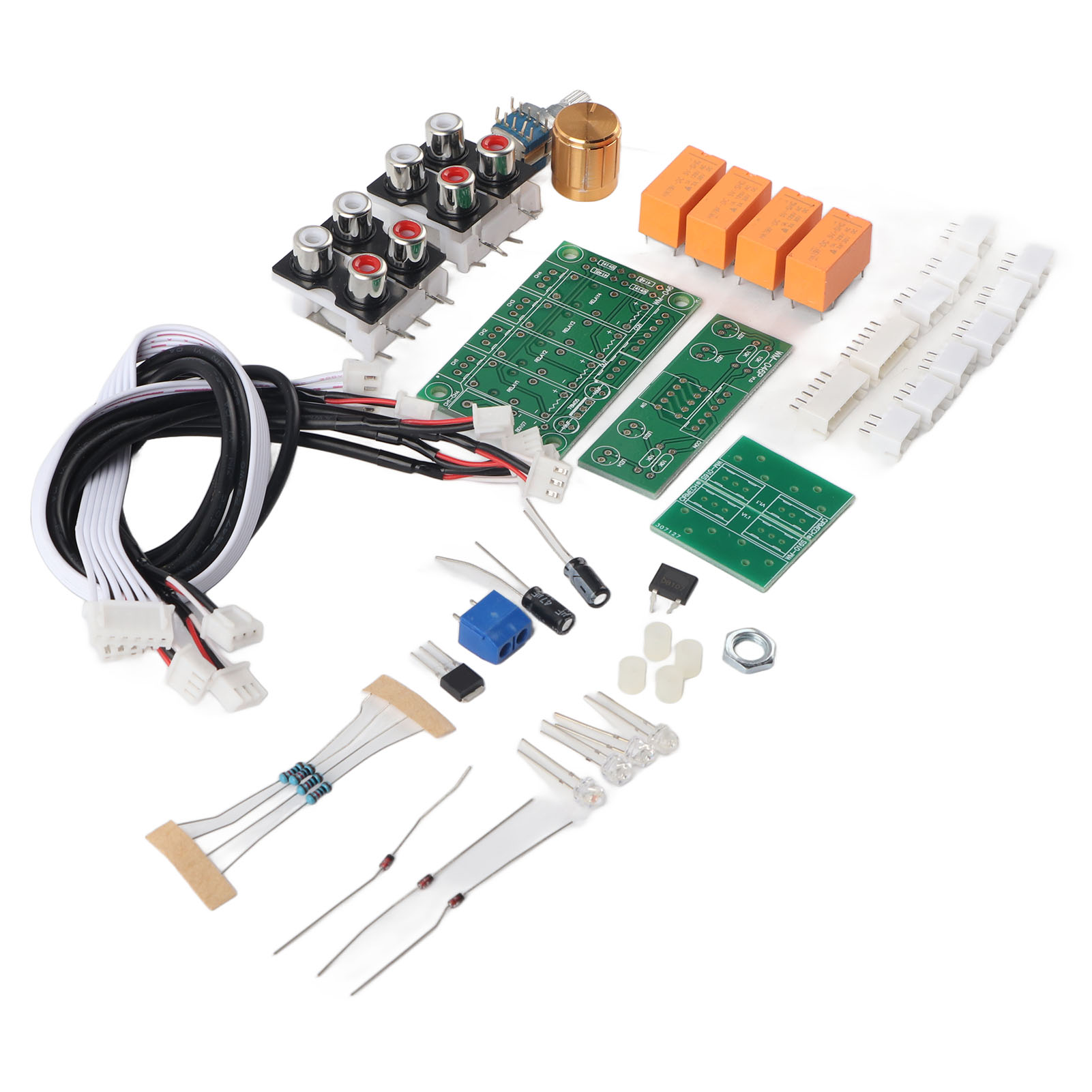 Audioeingangs-umschaltmodul, Diy-schaltplatine, 4-wege-signalwähler, Verstärkerrelais