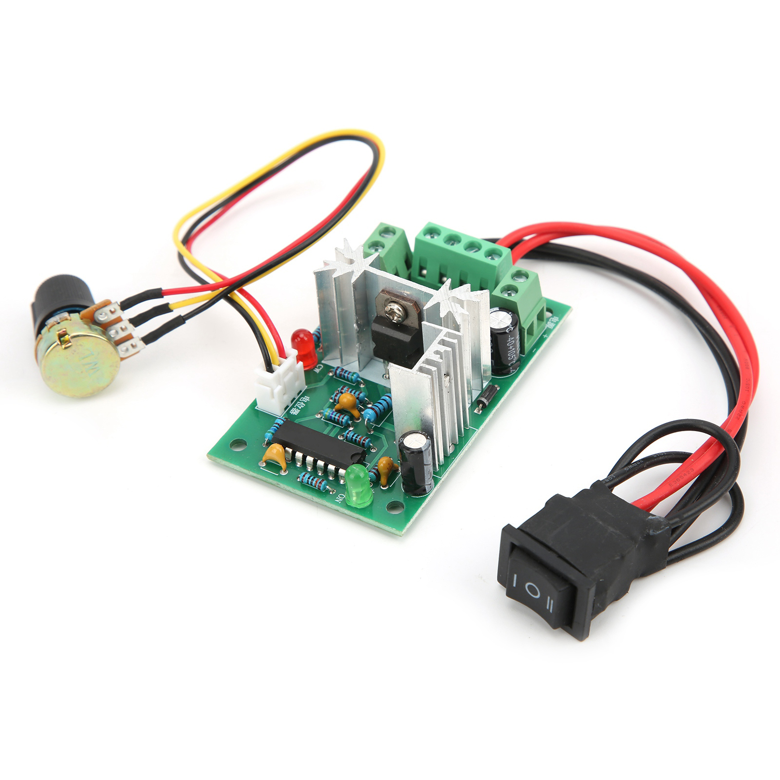 Drehzahlreglermodul Für Gleichstrommotoren, Einstellbarer Pwm-schalter, Cw/ccw-steuerung, 10 V/12 V/24 V/36 V Dc